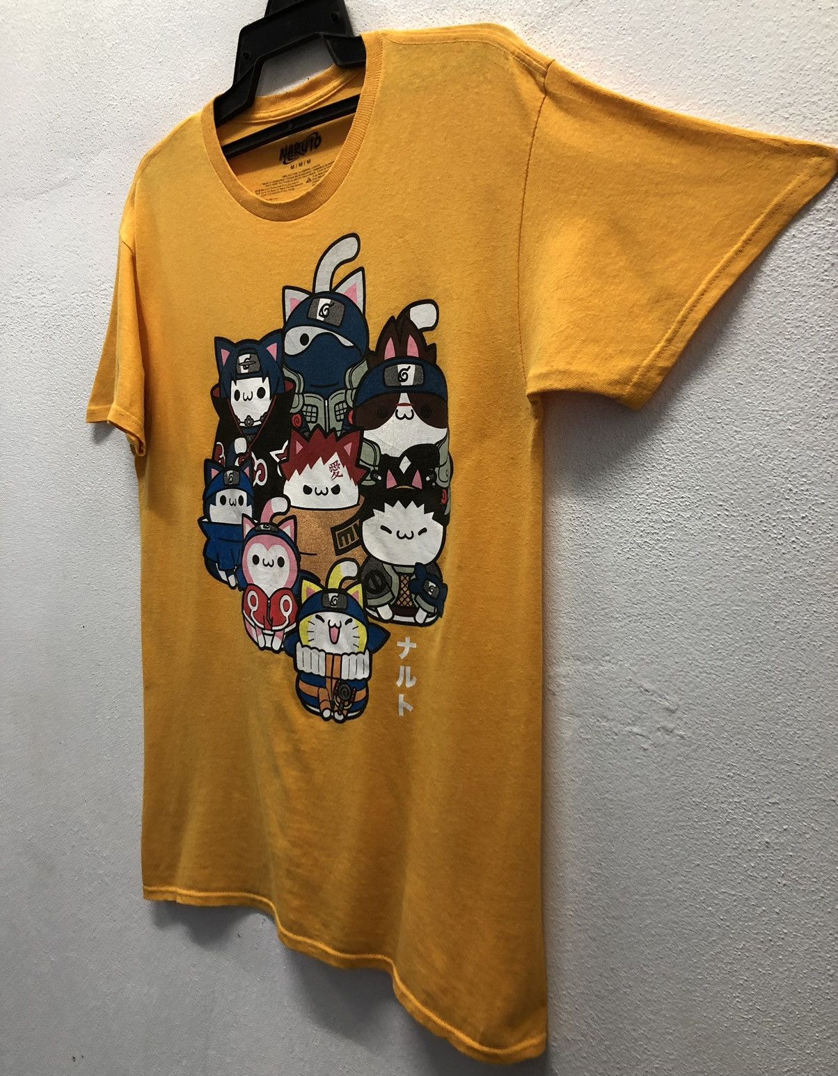 Anime Vintage 2002 Masashi Kishimoto Naruto Nyaruto T-Shirt Size US M / EU 48-50 / 2 - 5 Thumbnail