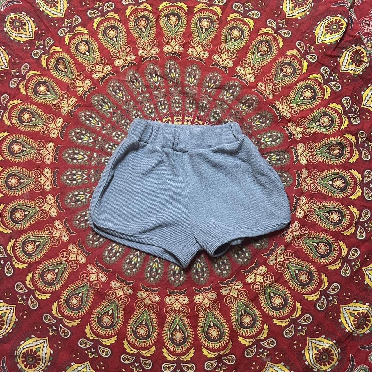 Other Shekou women's lavender purple ribbed comfy short shorts Size 27" / US 4 / IT 40 - 2 Thumbnail