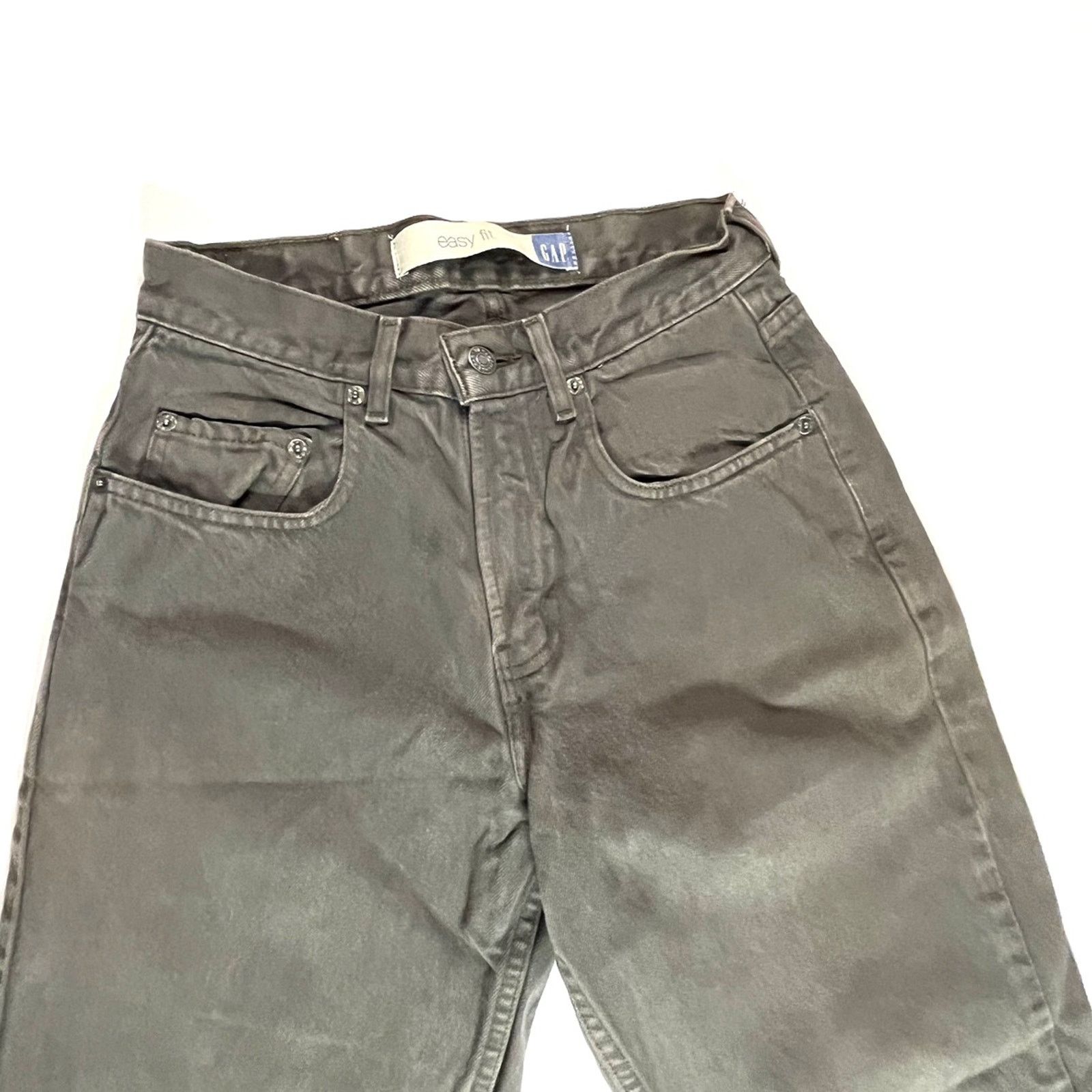 Gap × Vintage Vintage 1990’s Gap Blue Jeans Straight Leg Grey 26x29 Size 26" / US 2 / IT 38 - 5 Thumbnail