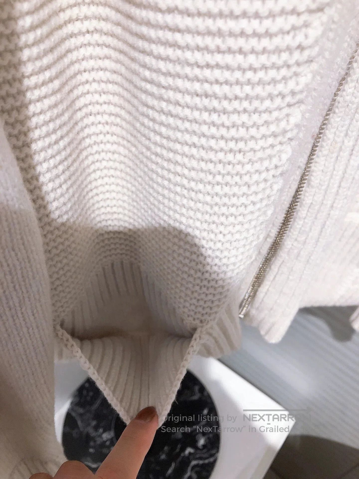 Hermes Hermes Beige Wool Cashmere Cardigan. Size US M / EU 48-50 / 2 - 6 Thumbnail