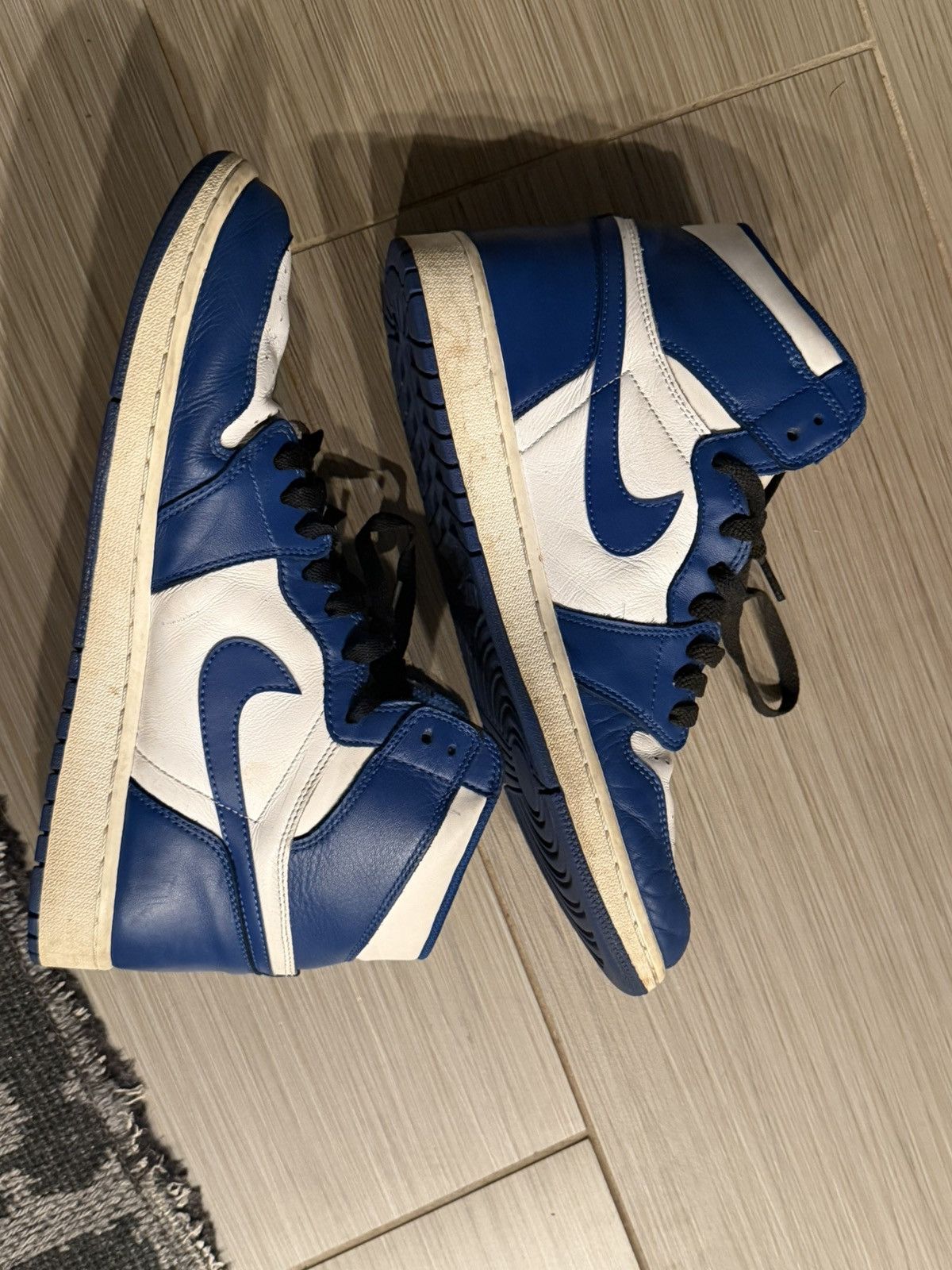 Nike Air Jordan Retro 1 High OG Storm Blue Size 12 Size US 12 / EU 45 - 2 Thumbnail
