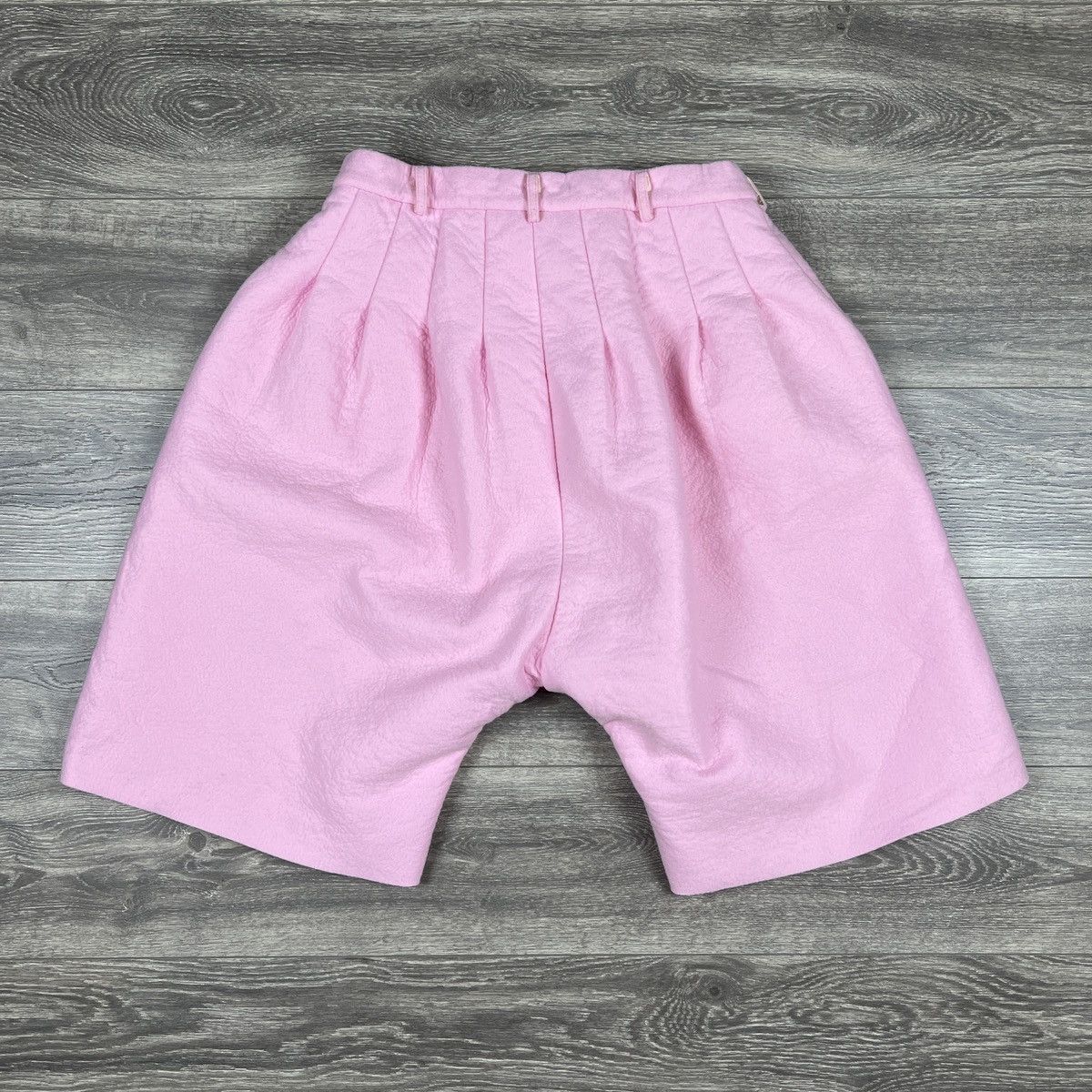 Comme des Garcons Pleated Felt Shorts AW22 Half Trousers Size US 33 - 8 Thumbnail