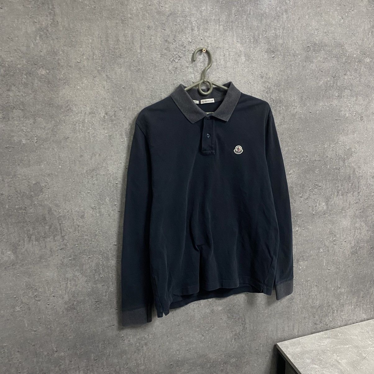 Moncler Moncler Polo Long Sleeve Size US L / EU 52-54 / 3 - 3 Thumbnail