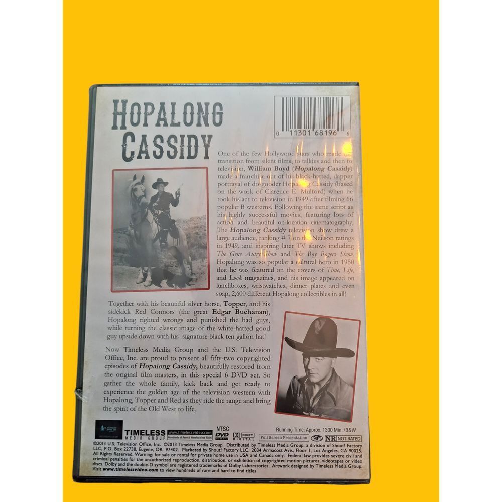 Other Hopalong Cassidy Complete TV Series DVD Set Western Classics Size ONE SIZE - 3 Thumbnail
