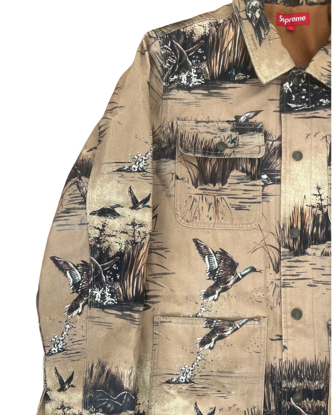 Supreme Supreme F/W 2012 Dogs and Ducks Chore Jacket Size US L / EU 52-54 / 3 - 4 Thumbnail