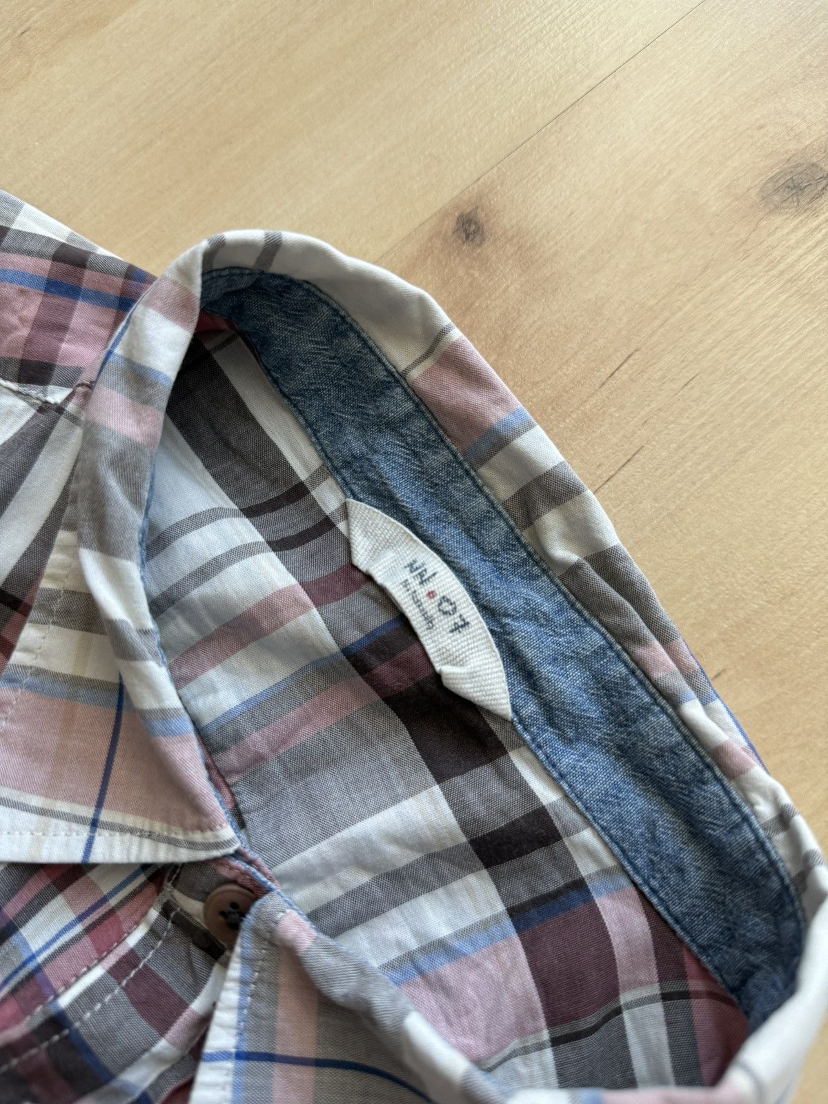 NN07 Nn07 No Nationality checkered ls vintage shirt Size US XL / EU 56 / 4 - 3 Thumbnail