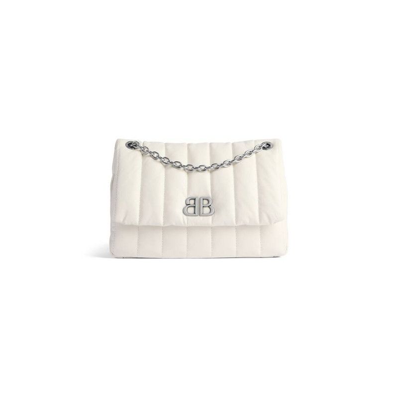 Balenciaga o1srvl11e0526 Size: OS / Monaco Mini Bag in White Size ONE SIZE - 5 Thumbnail