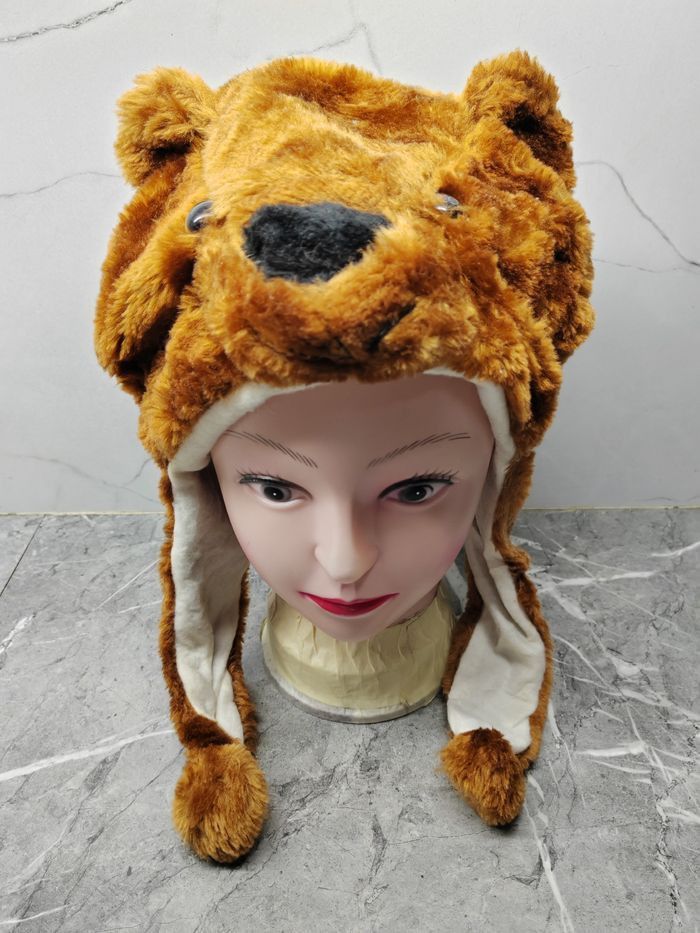 Japanese Brand Vintage Bear Beanie Snowcap Size ONE SIZE - 2 Thumbnail