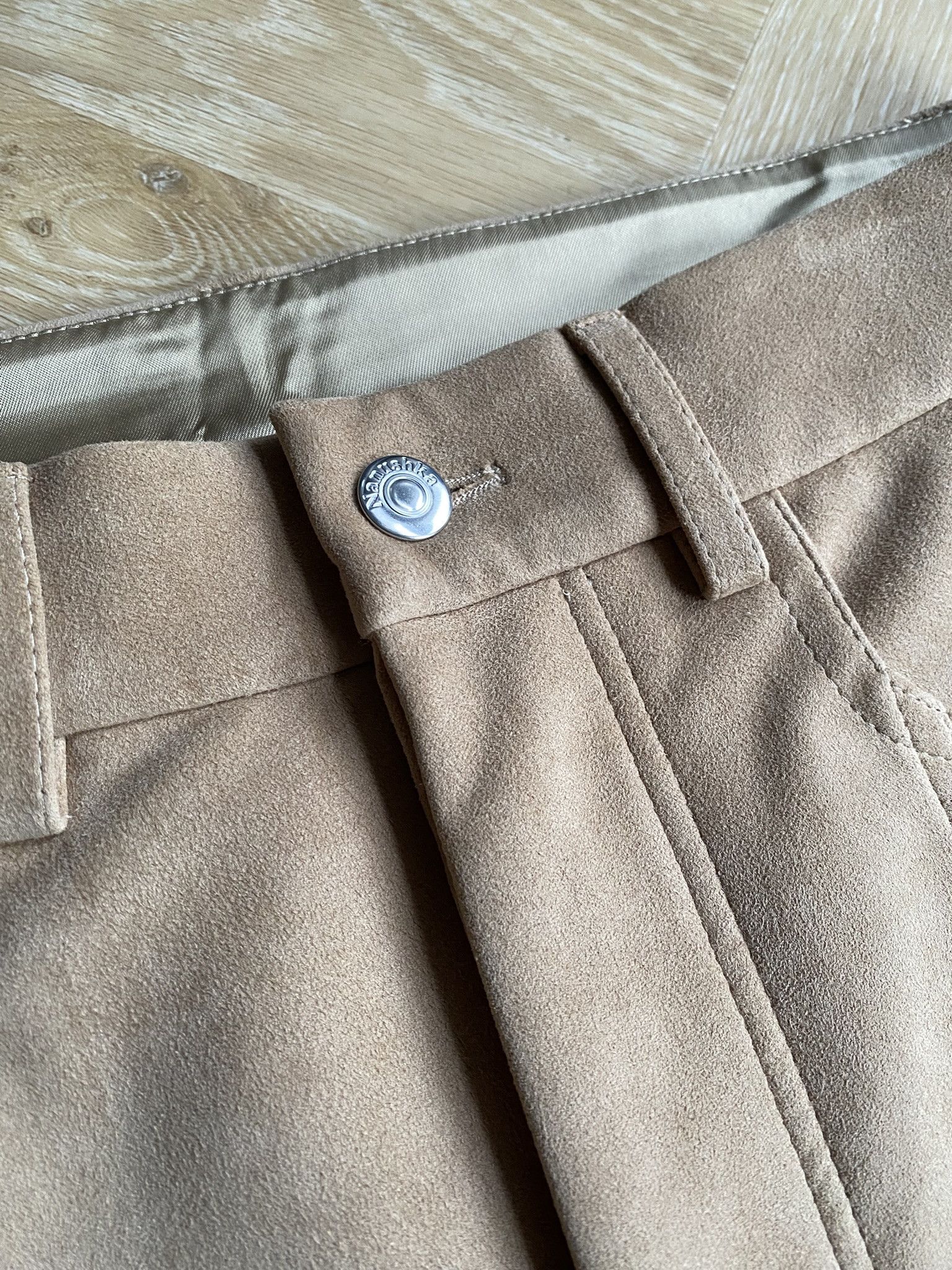 Nanushka NWT $2195 - Regenerated Leather Suede Pants Size US 30 / EU 46 - 15 Thumbnail