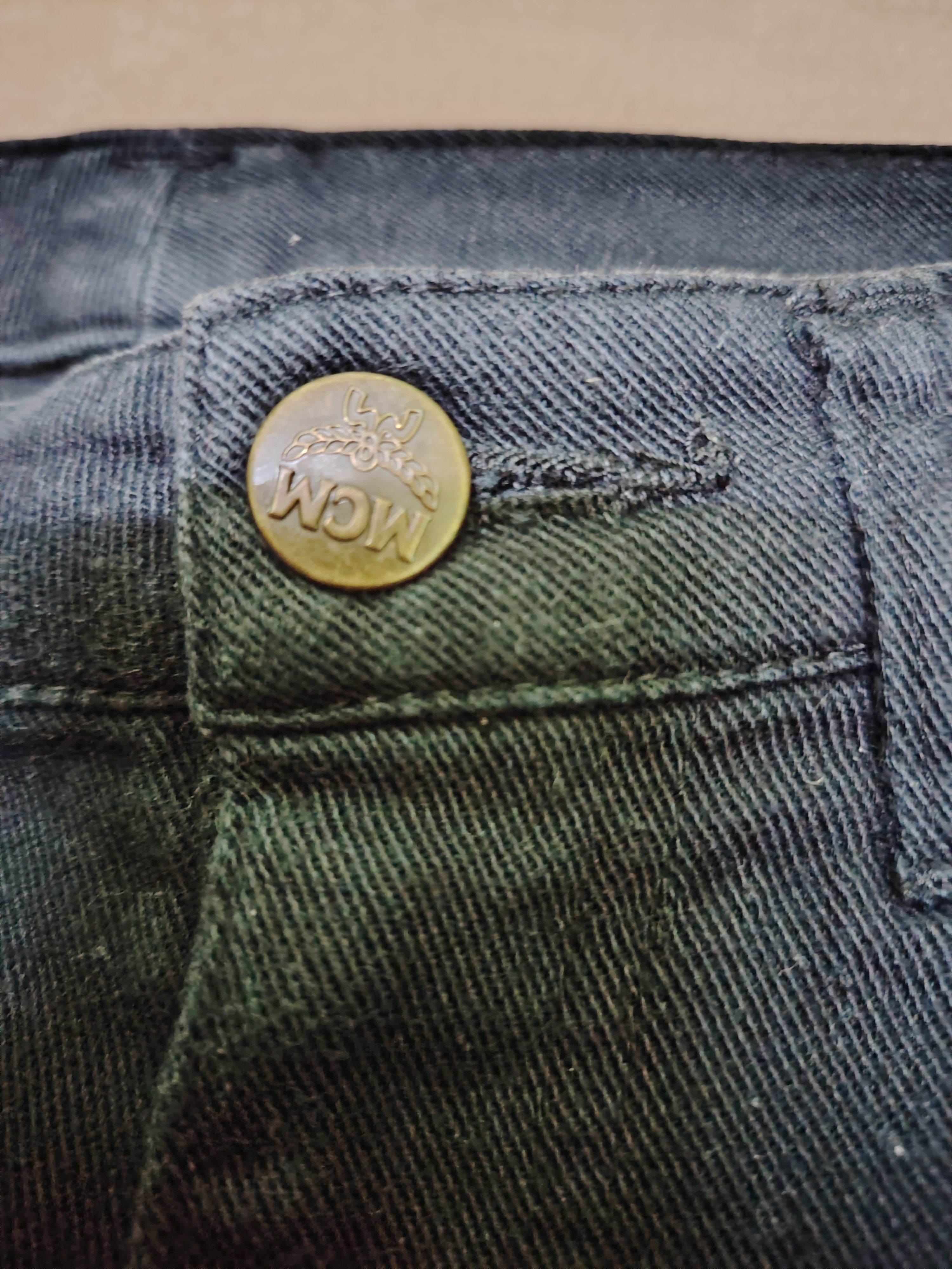 MCM × Vintage VINTAGE MCM LEGERE STRETCHABLE BLACK DENIM JEANS Size 29" - 6 Thumbnail