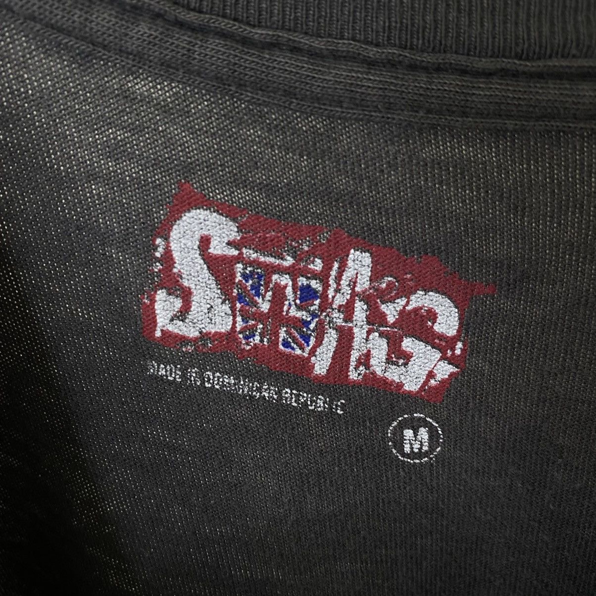 Band Tees Vintage Y2K Swag x The Clash Rock Band Faded Black T Shirt Size US L / EU 52-54 / 3 - 3 Thumbnail
