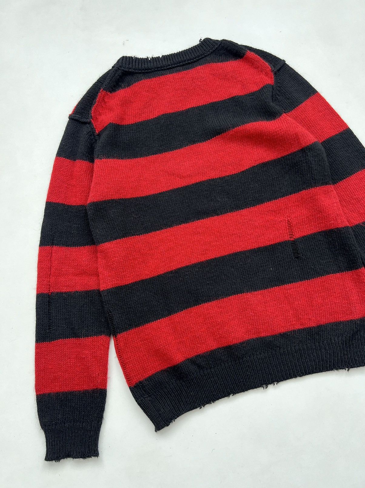 Zadig & Voltaire Zadig&Voltaire Bensti Striped Distressed Kurt Cobain Sweater Size US M / EU 48-50 / 2 - 16 Thumbnail