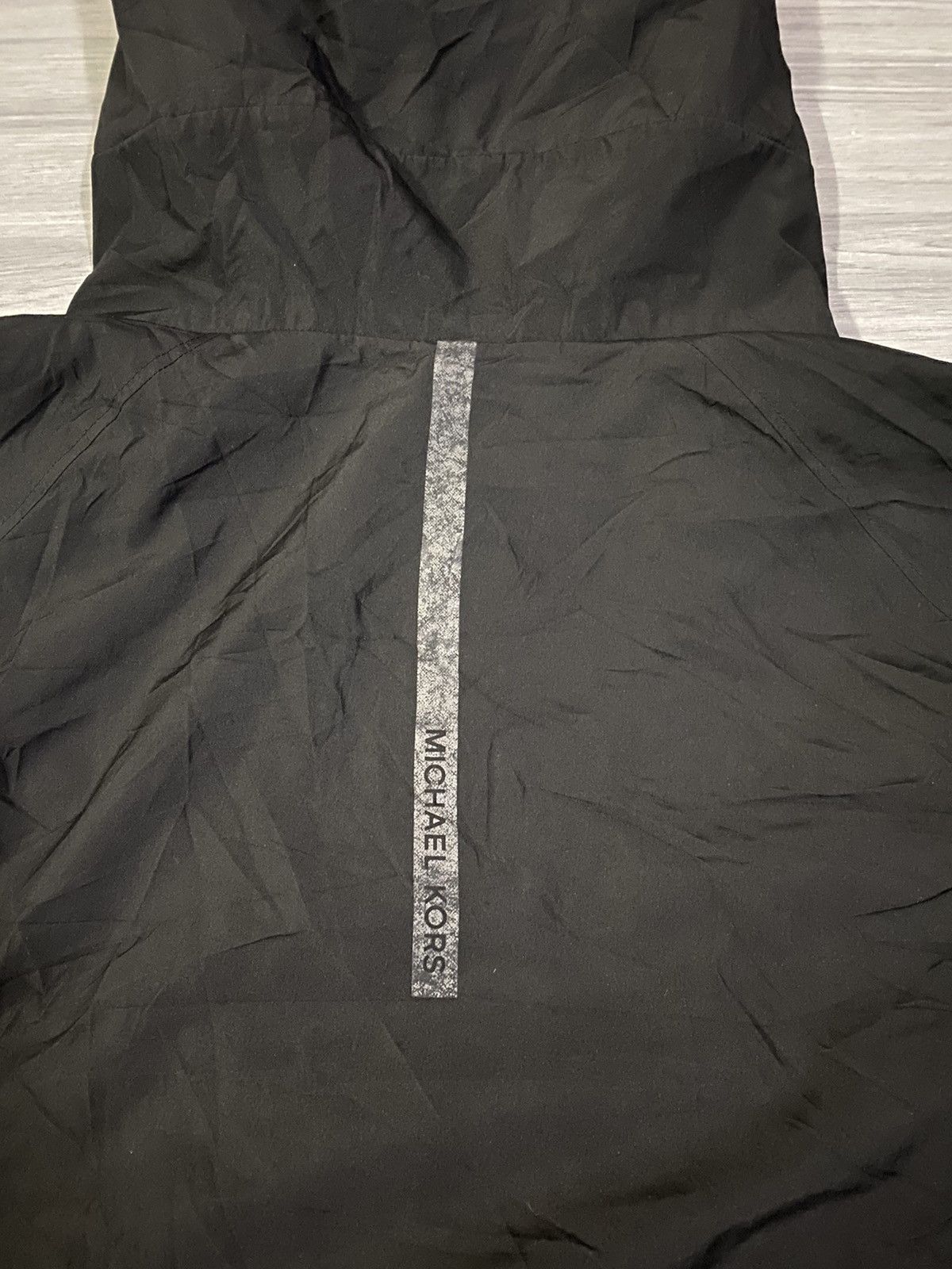 Michael Kors Zip-Up and Button Up Hooded Windbreaker
