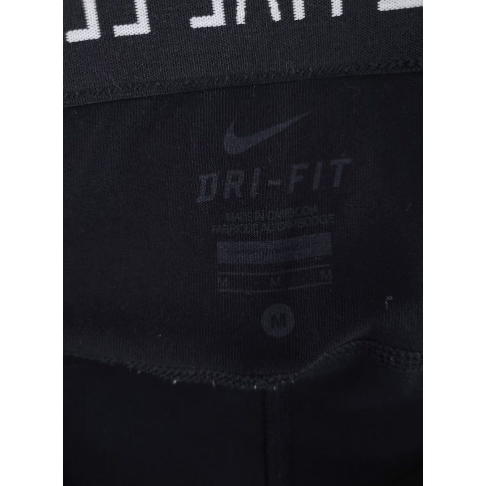 Nike Nike Pants Womens Medium Black Power Compression Leggings Size 32" / US 10 / IT 46 - 4 Thumbnail