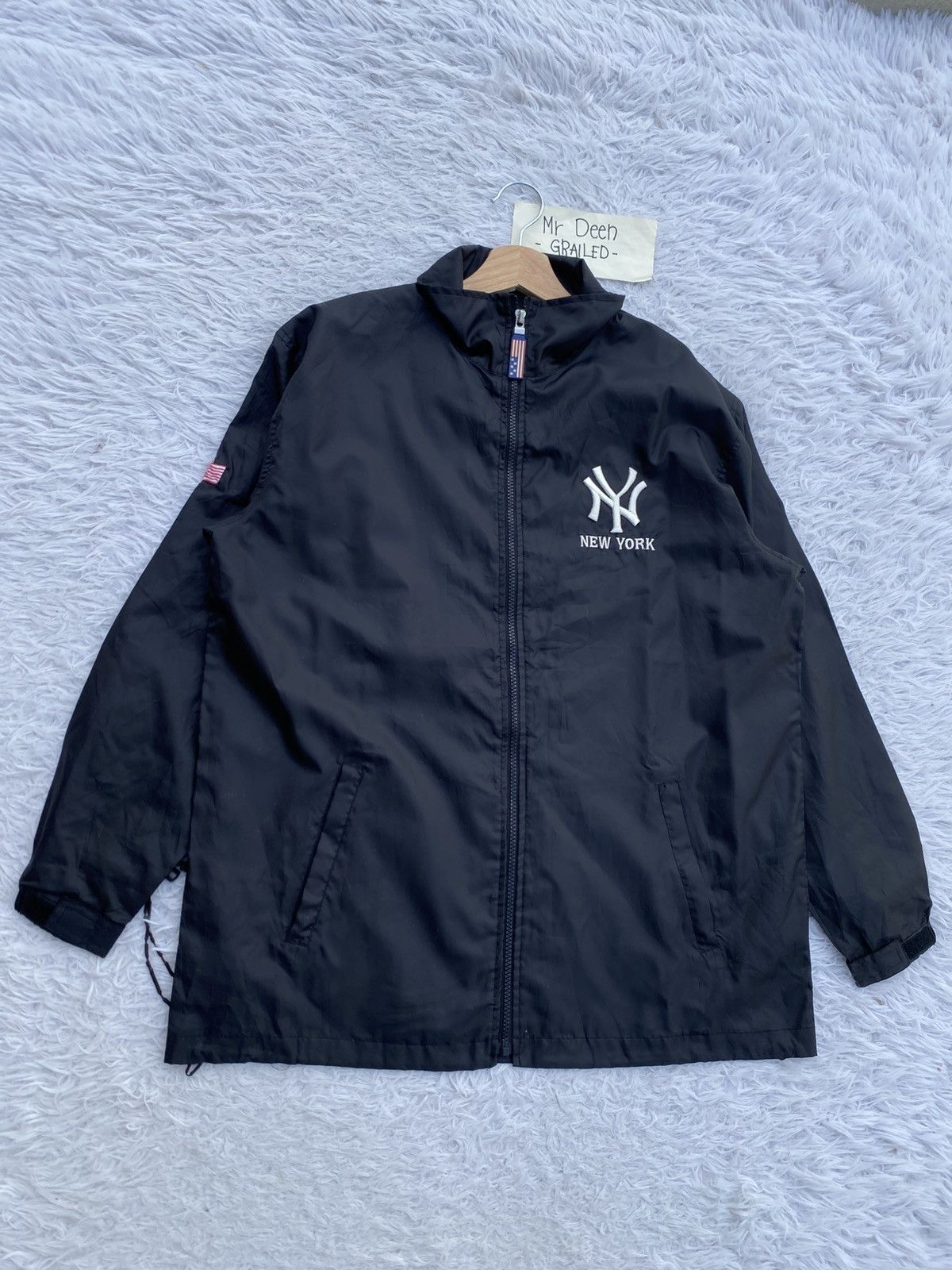 New York Yankees Rare New York Yankees NY Athletic Wear Raincoat Size US L / EU 52-54 / 3 - 7 Thumbnail