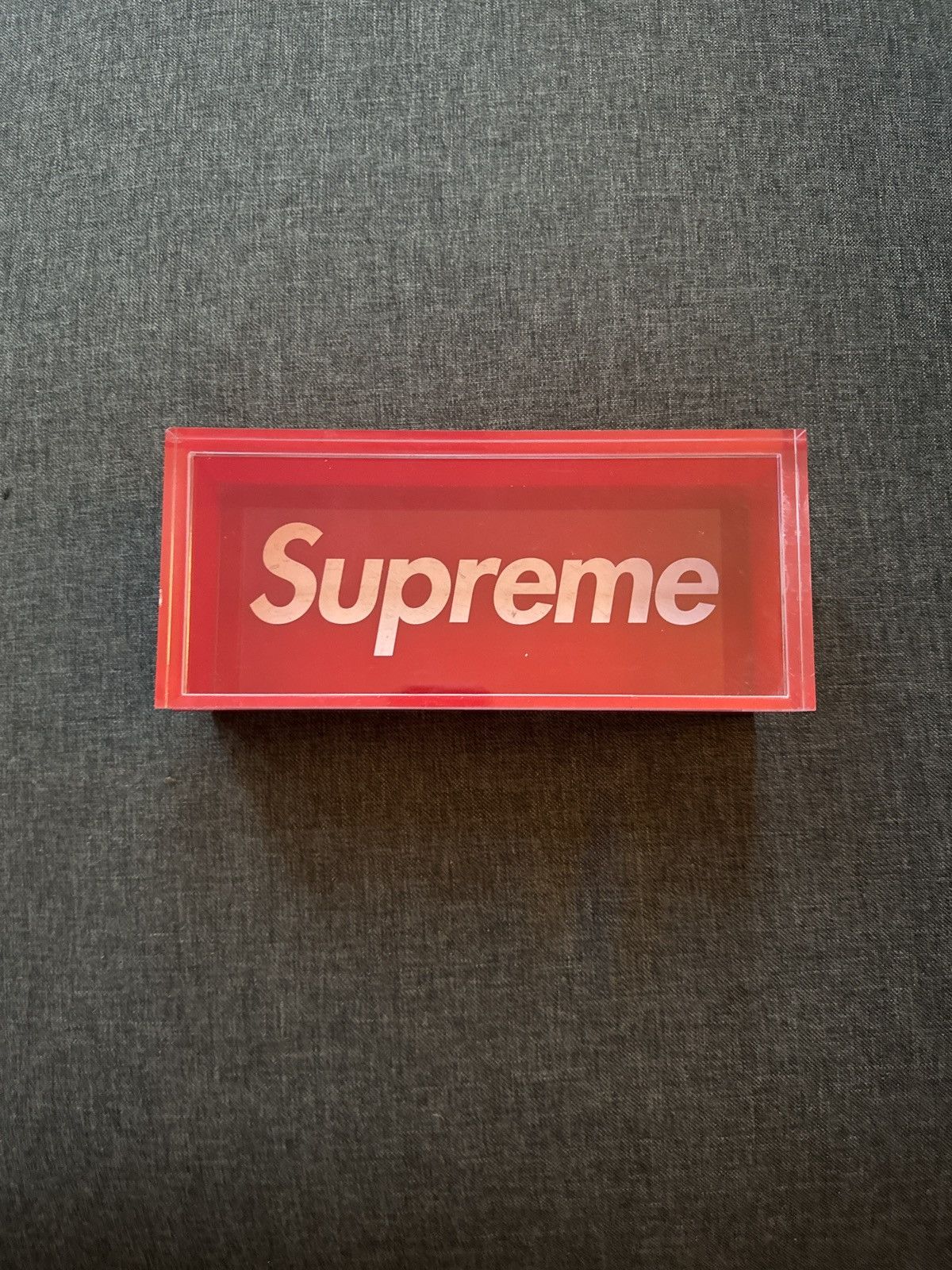 Supreme Supreme Acrylic Lucite Box Red Size ONE SIZE - 1 Thumbnail