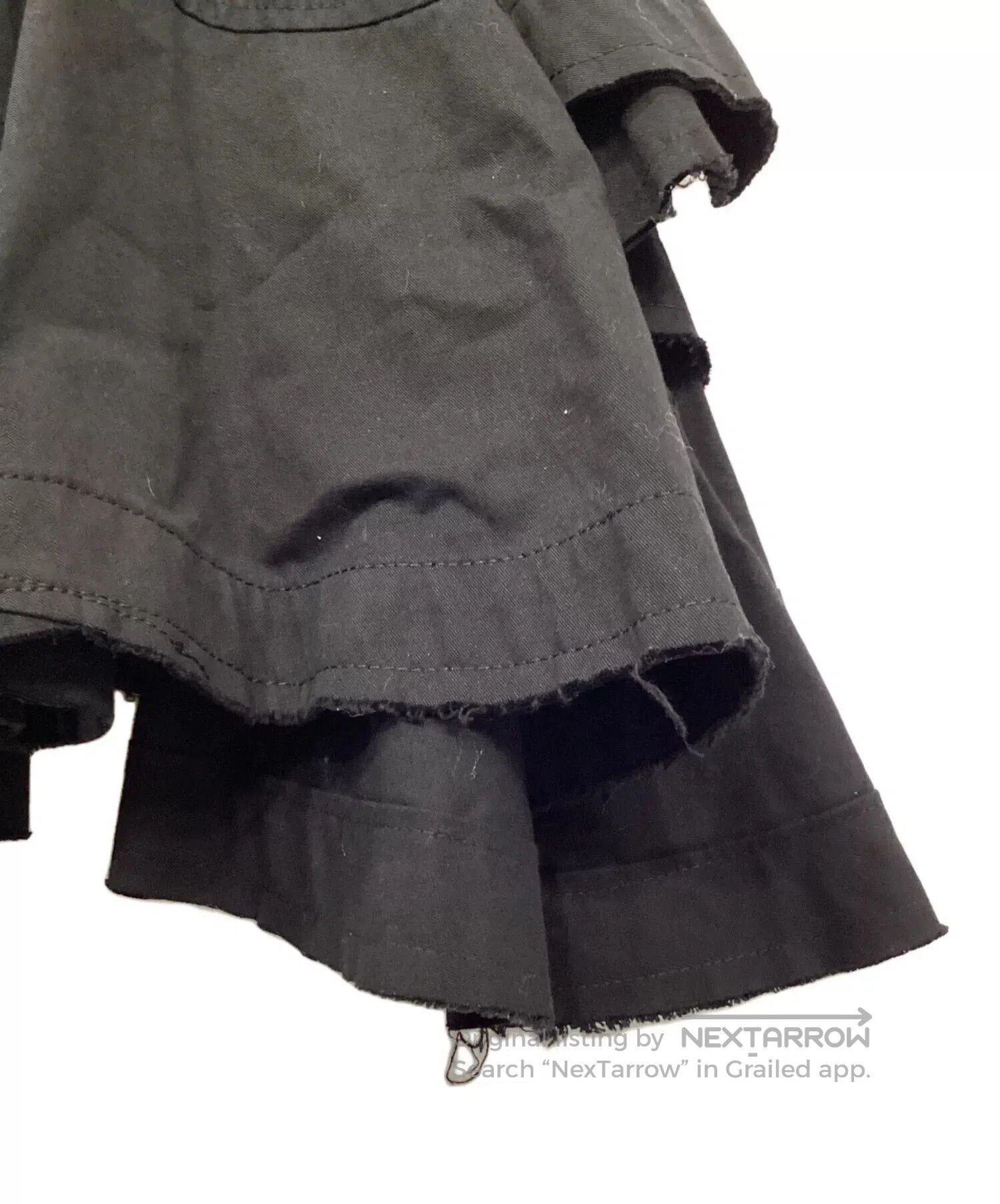 Junya Watanabe junya watanabe cdg ruffled black skirt. Size US 27 - 3 Thumbnail