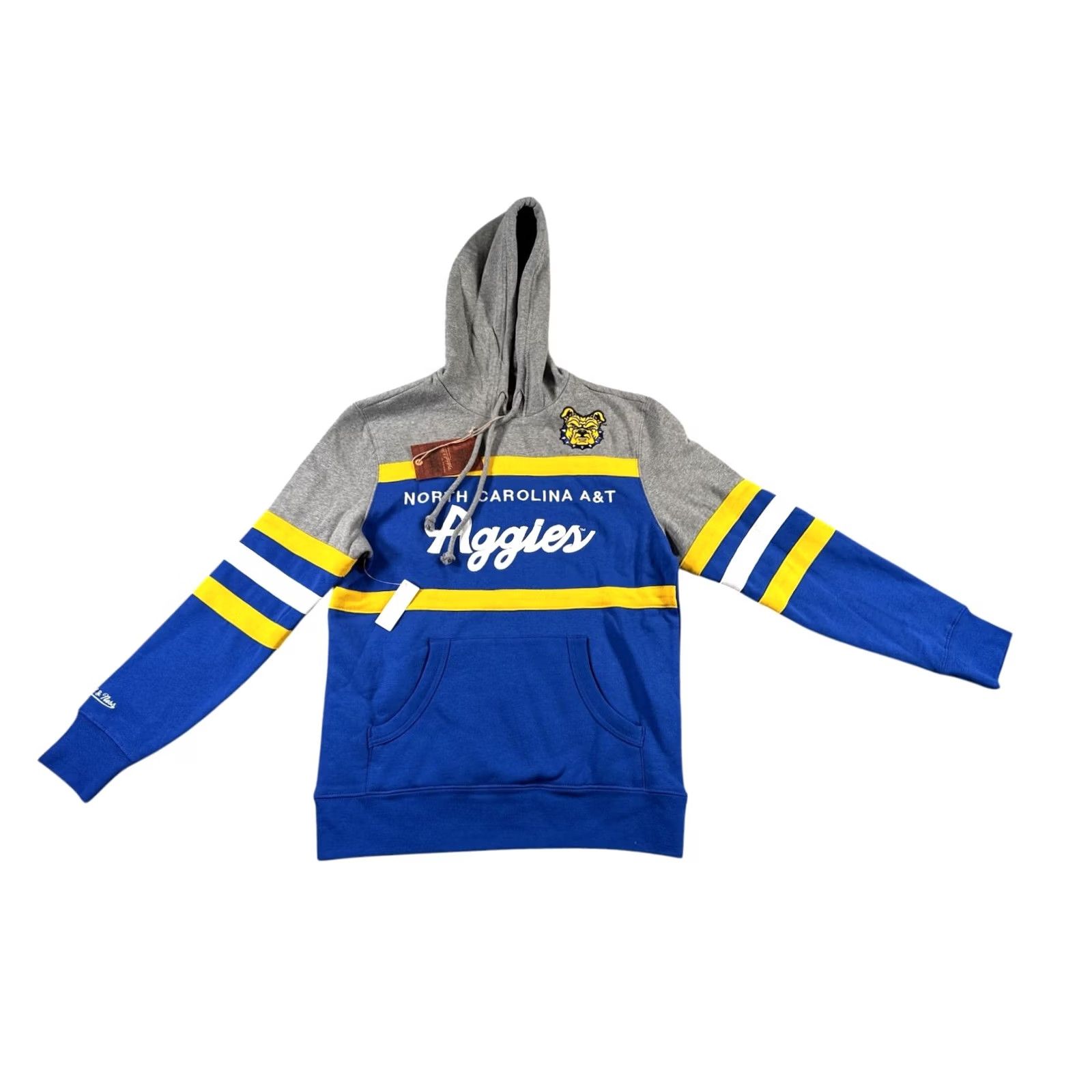 Mitchell & Ness Mitchell & Ness NCAA North Carolina A&T Aggies Hoodie Mens Small Blue Pullover Size US S / EU 44-46 / 1 - 2 Thumbnail