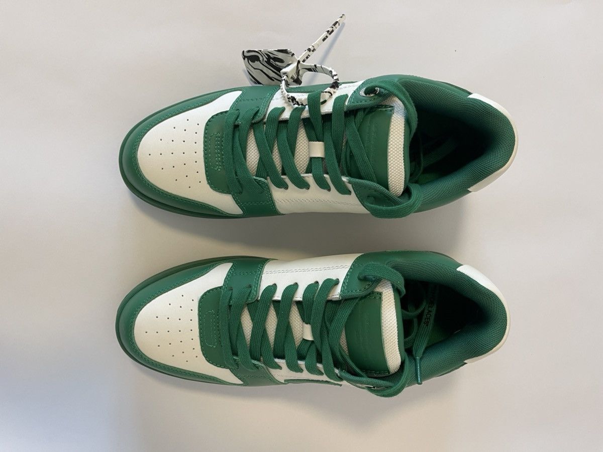 Off-White OFF-WHITE Out of Office Low Top Green Dirty White Size US 9 / EU 42 - 4 Thumbnail