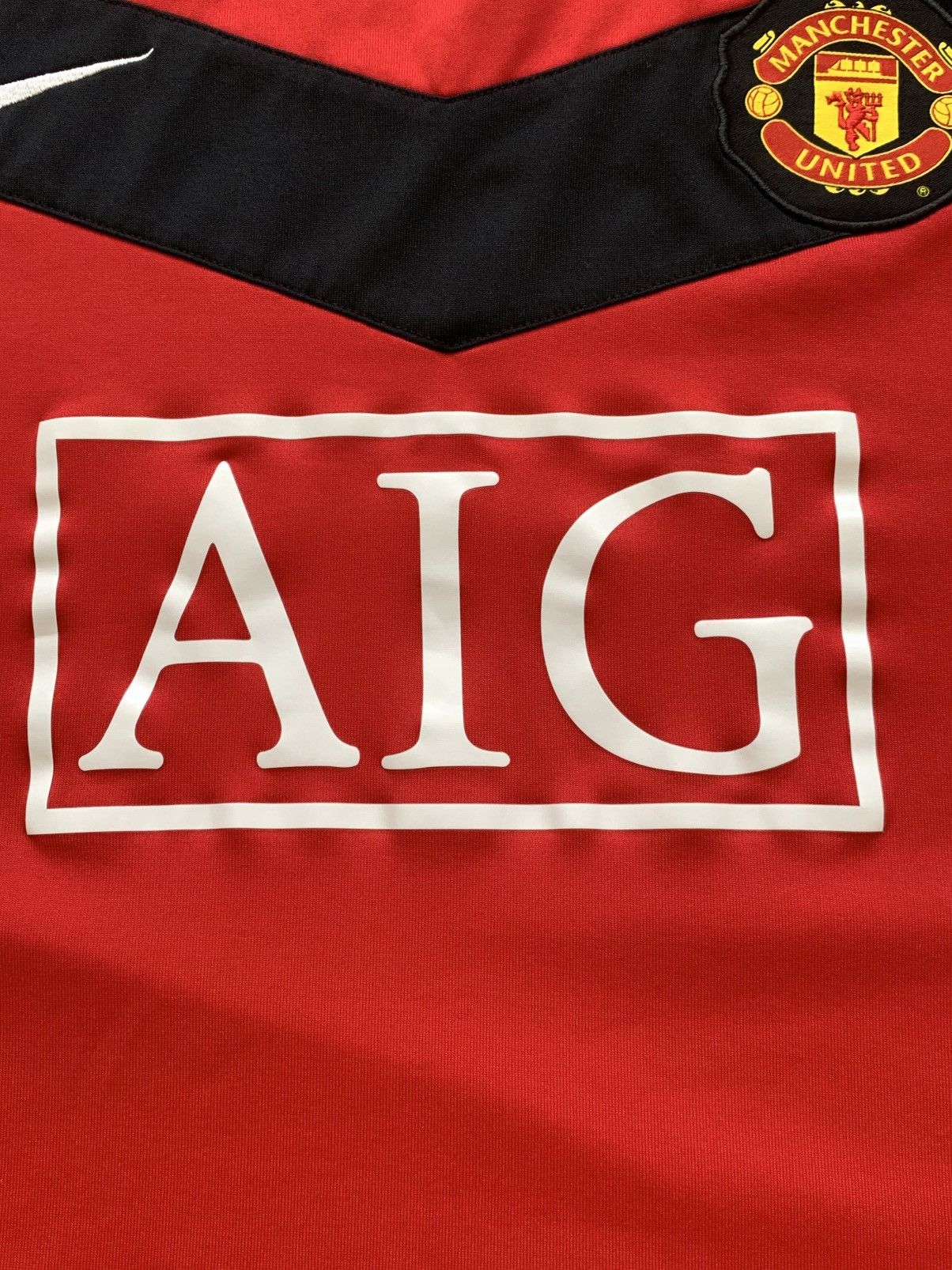 Nike 🔥NIKE MANCHESTER UNITED 2009/2010 HOME SOCCER JERSEY Size US XXL / EU 58 / 5 - 5 Thumbnail
