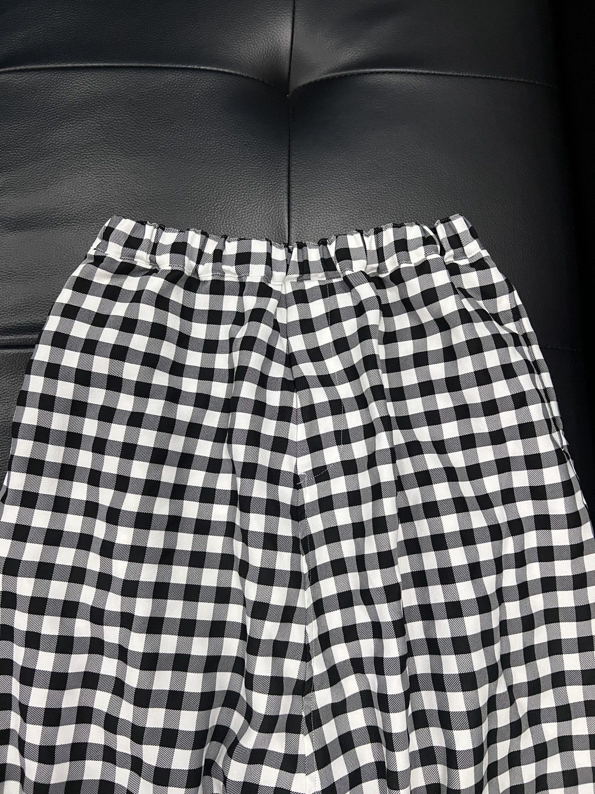 Comme des Garcons Black Black Comme des Garçons 2023 Check Cropped Pants Size US 30 / EU 46 - 3 Thumbnail
