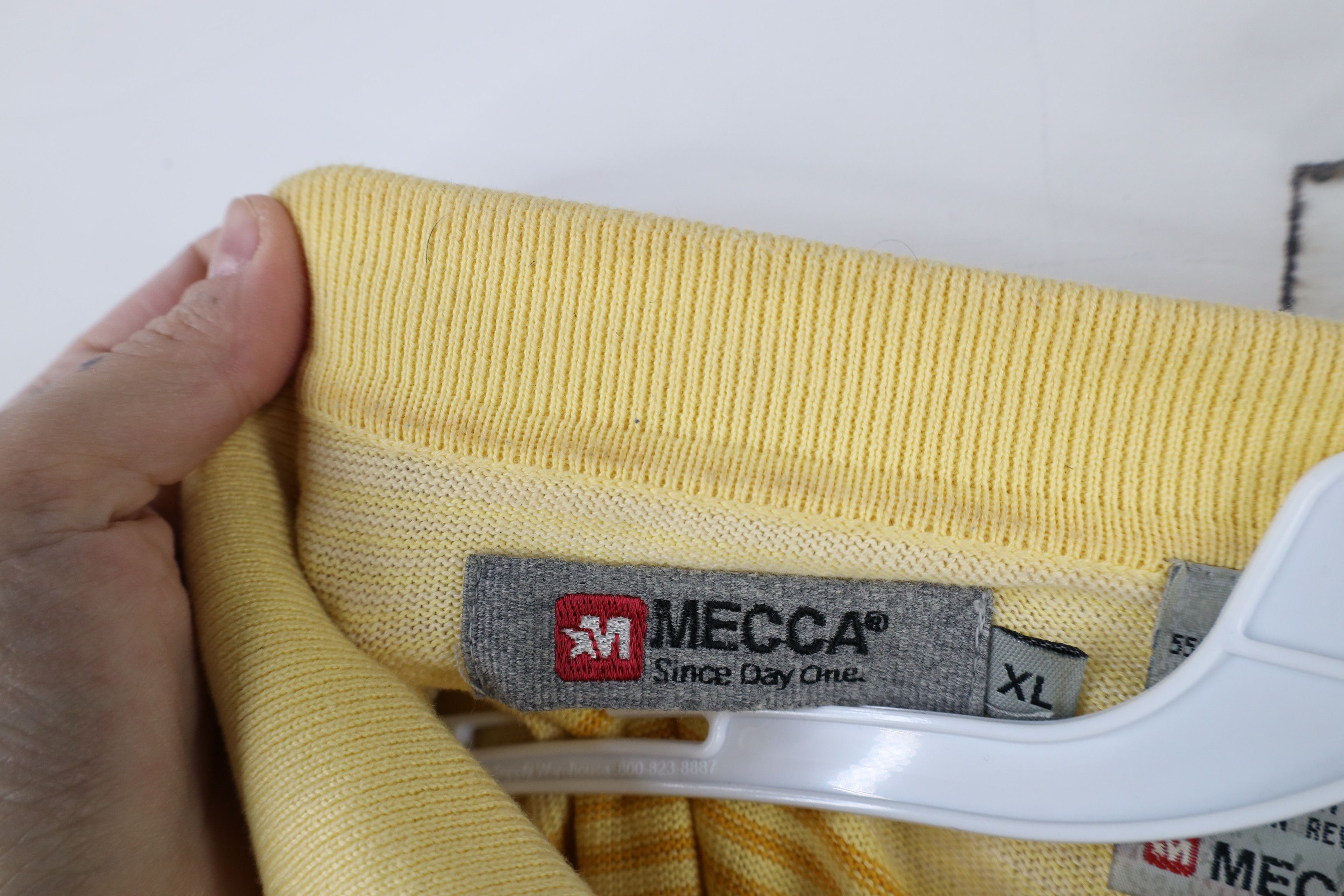 Vintage Vintage 90s Y2K Streetwear Block Knit Collared Polo Shirt Size US XL / EU 56 / 4 - 8 Thumbnail
