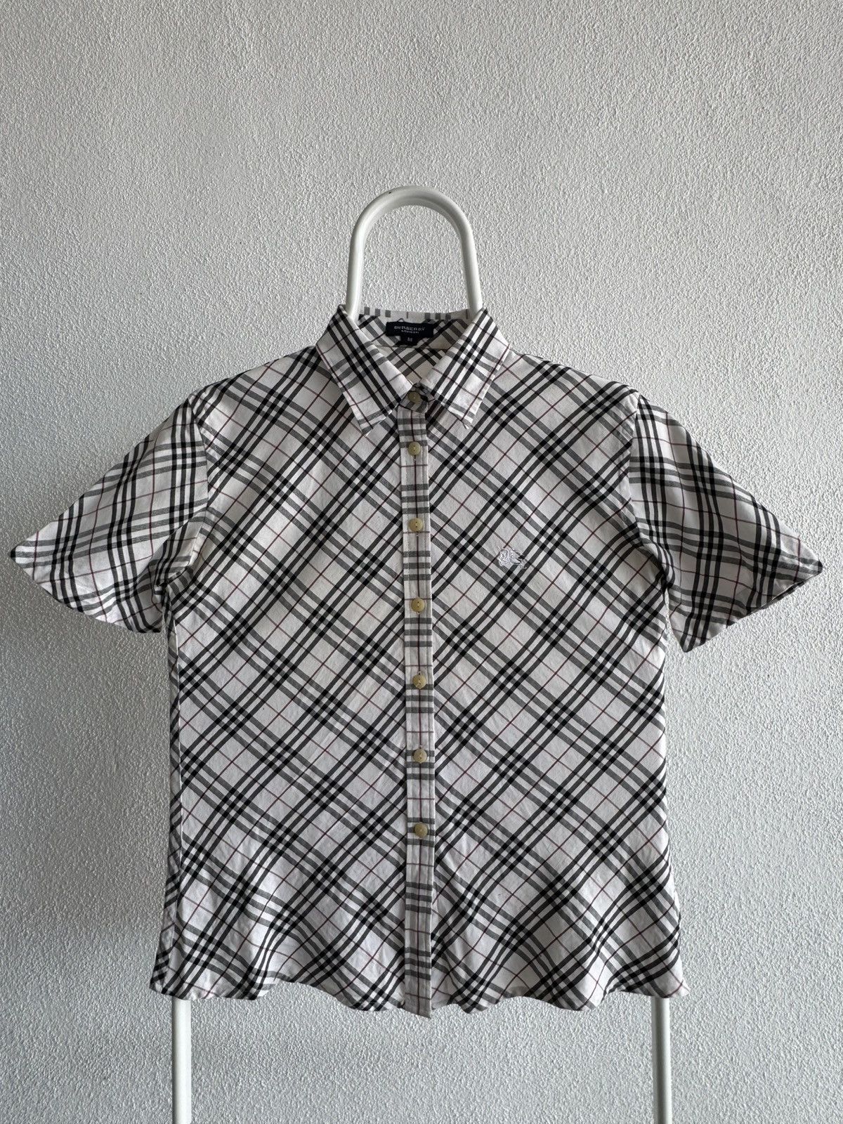 Burberry Vintage Burberry London Nova Check Plaid Button Shirt Size M / US 6-8 / IT 42-44 - 1 Thumbnail