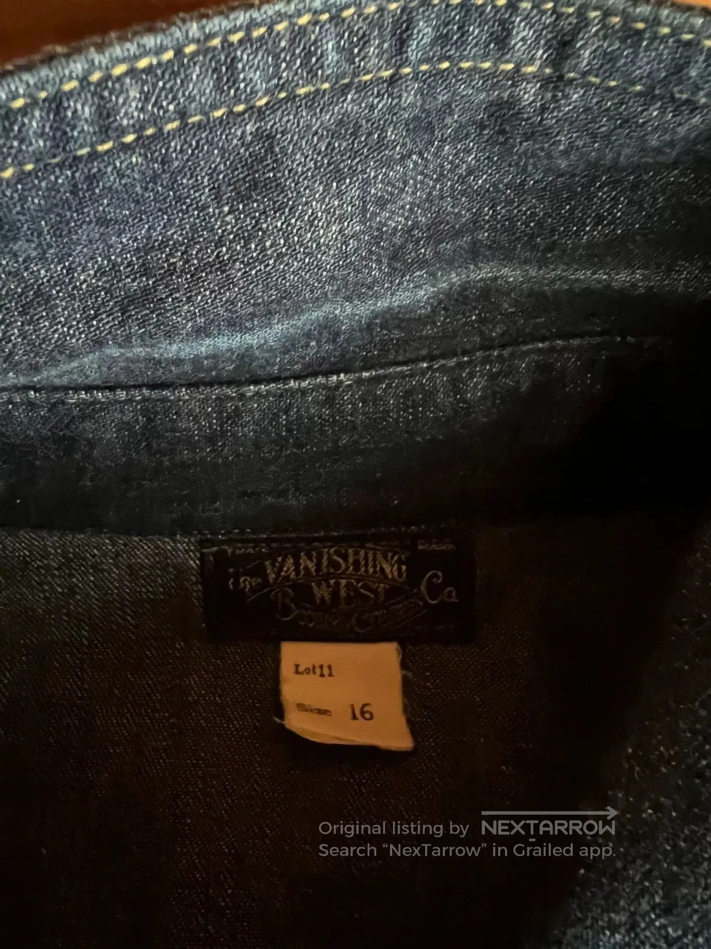 Japanese Brand classic denim western shirt by freewheelers. Size US L / EU 52-54 / 3 - 8 Thumbnail