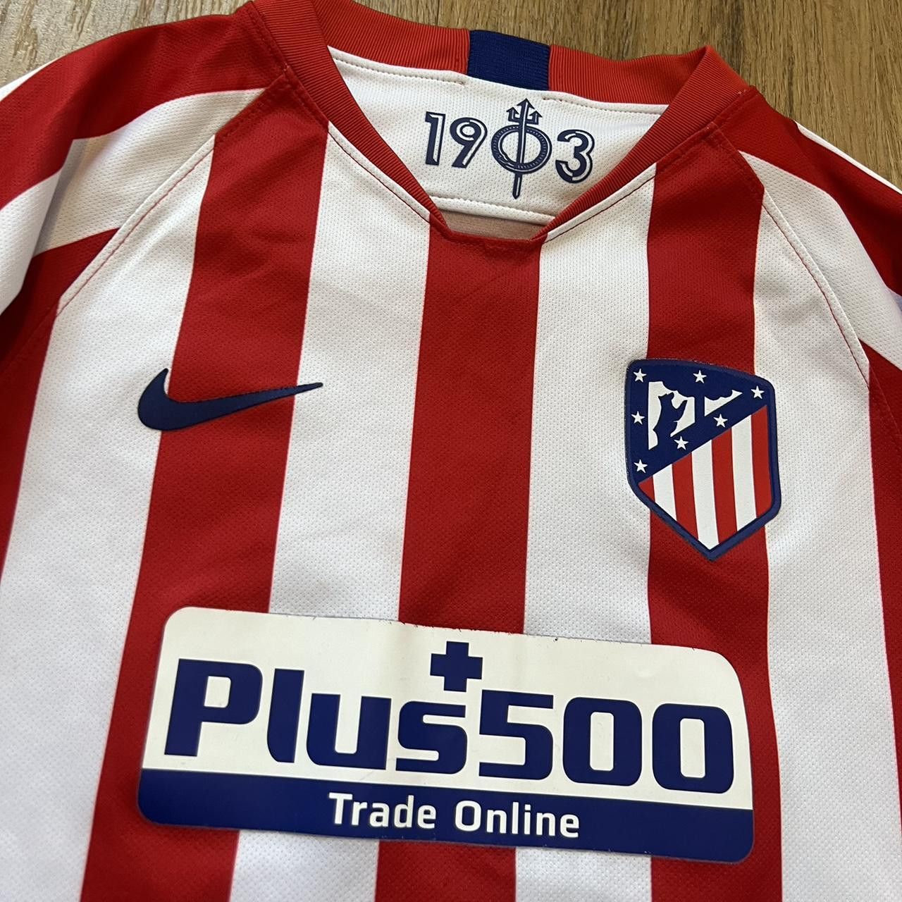 Nike Atletico Madrid 2019/20 home shirt nike La Liga Size US XXS / EU 40 - 6 Thumbnail