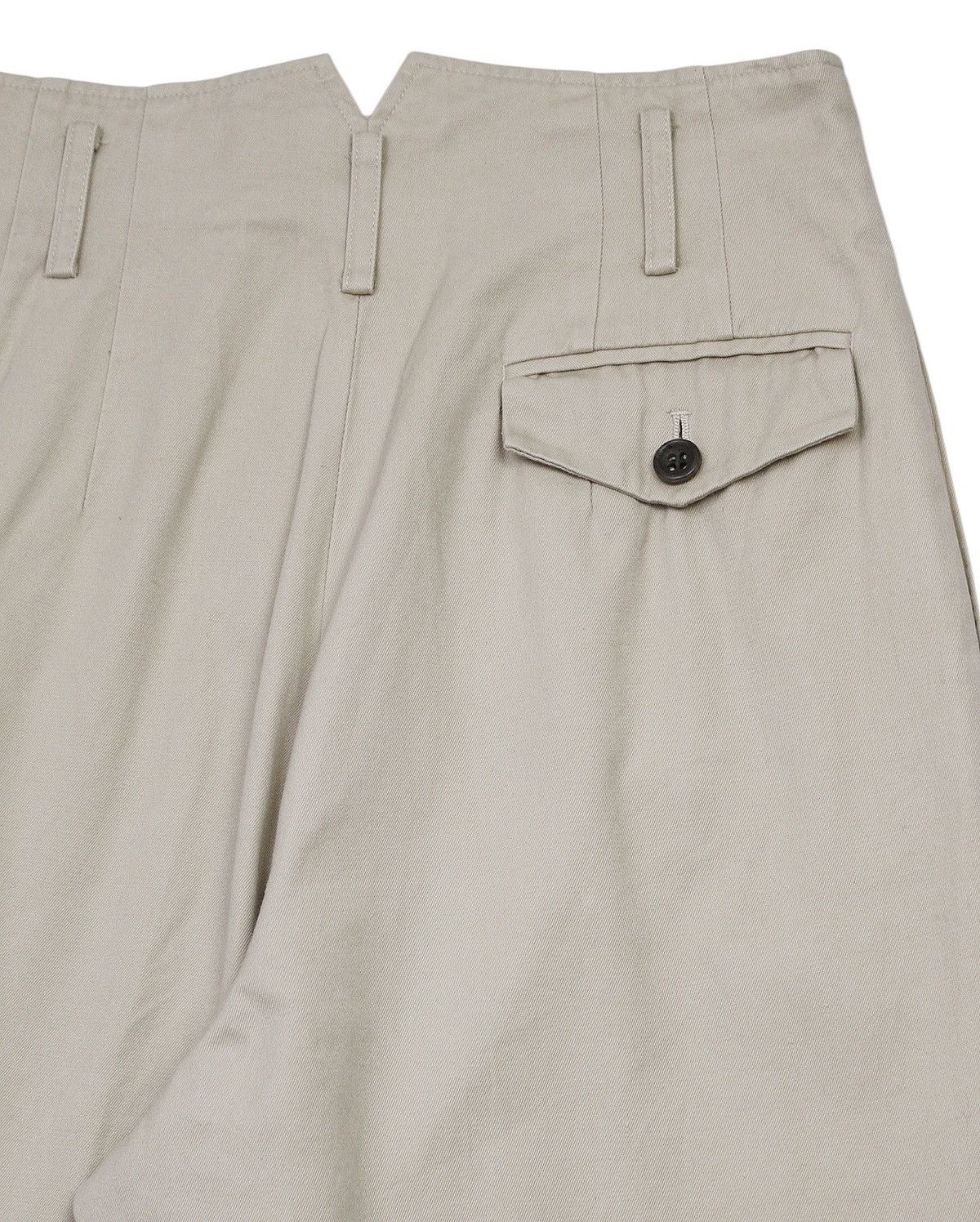 Margaret Howell × Vintage 2000S MARGARET HOWELL WIDE TAPERED COTTON TROUSERS Size 25" / US 0 / IT 36 - 4 Thumbnail