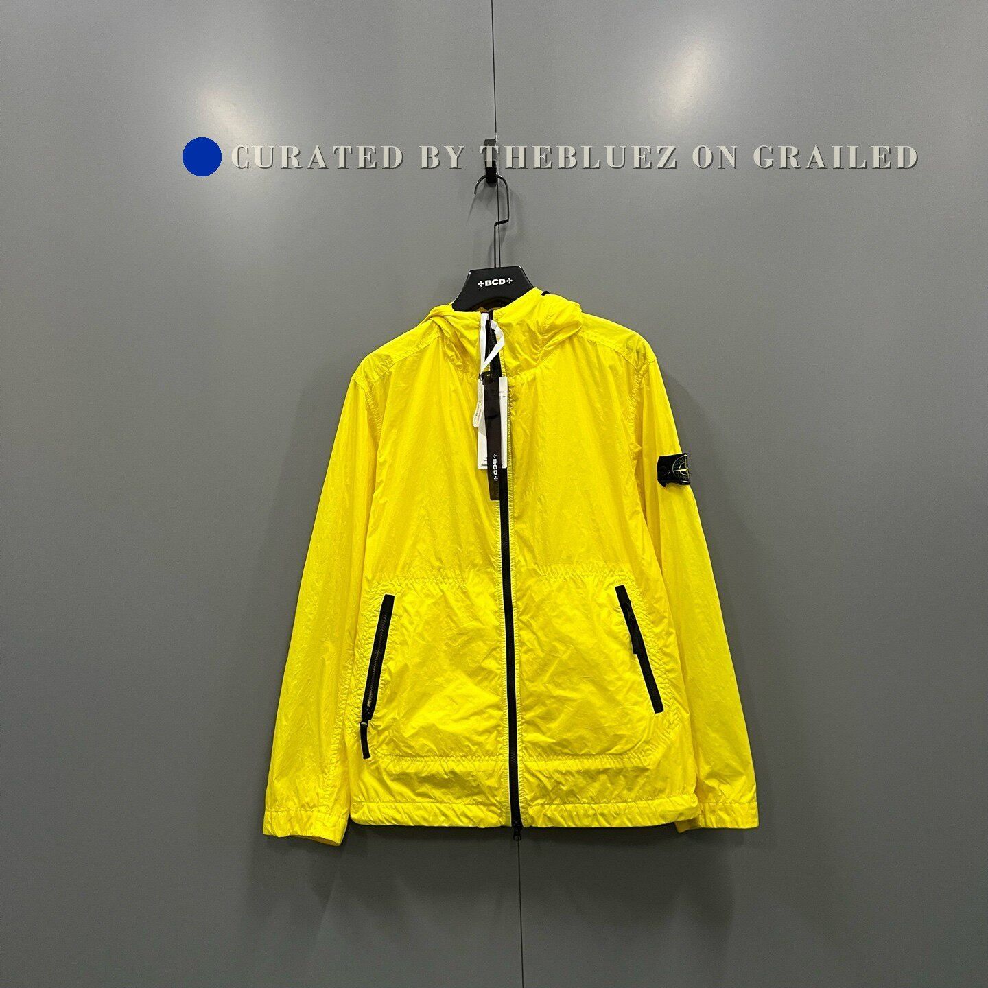 Nike × Stone Island NikeLab x Stone Island PK Windrunner Yellow 