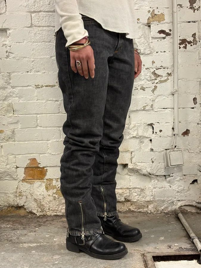 Dolce & Gabbana AW2003 Dolce & Gabbana Multi Zips Grey Jeans Size 27" / US 4 / IT 40 - 4 Thumbnail