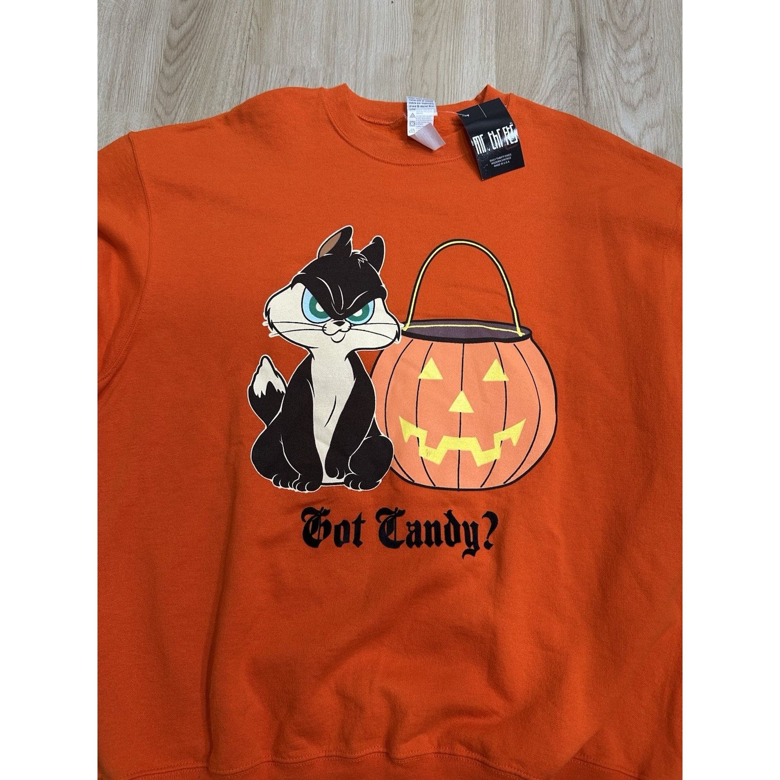 Vintage 90s Looney Tunes Penelope Cat Halloween Sweatshirt