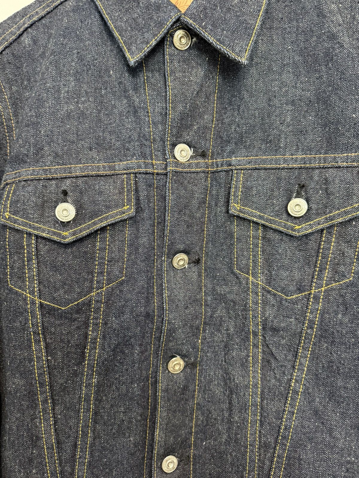 Samurai Jeans Selvedge Type III Denim Jacket Size US M / EU 48-50 / 2 - 2 Thumbnail