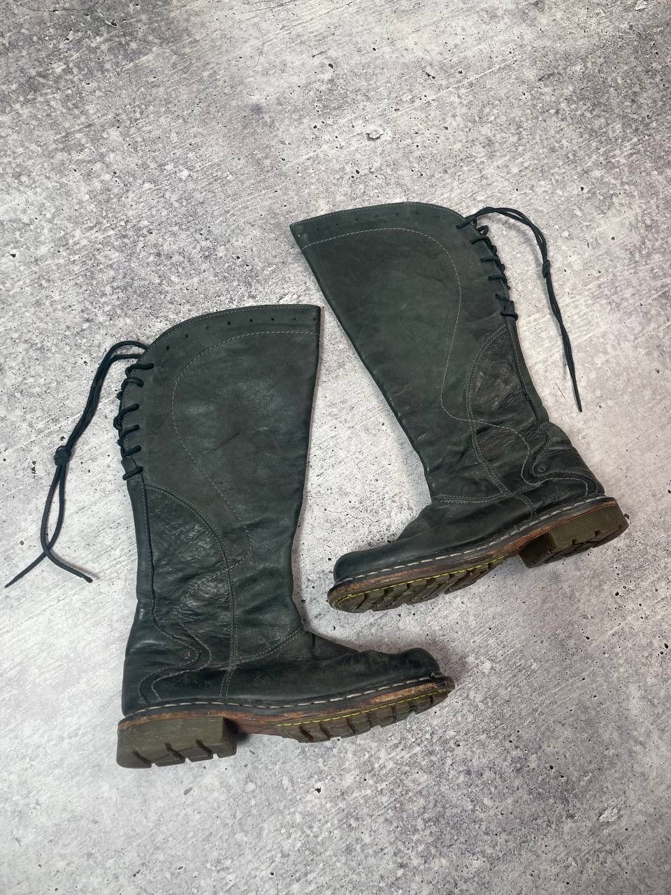 Dr. Martens RARE Vintage Dr Martens Knee High Leather Boots Y2K Size US 9 / EU 42 - 2 Thumbnail