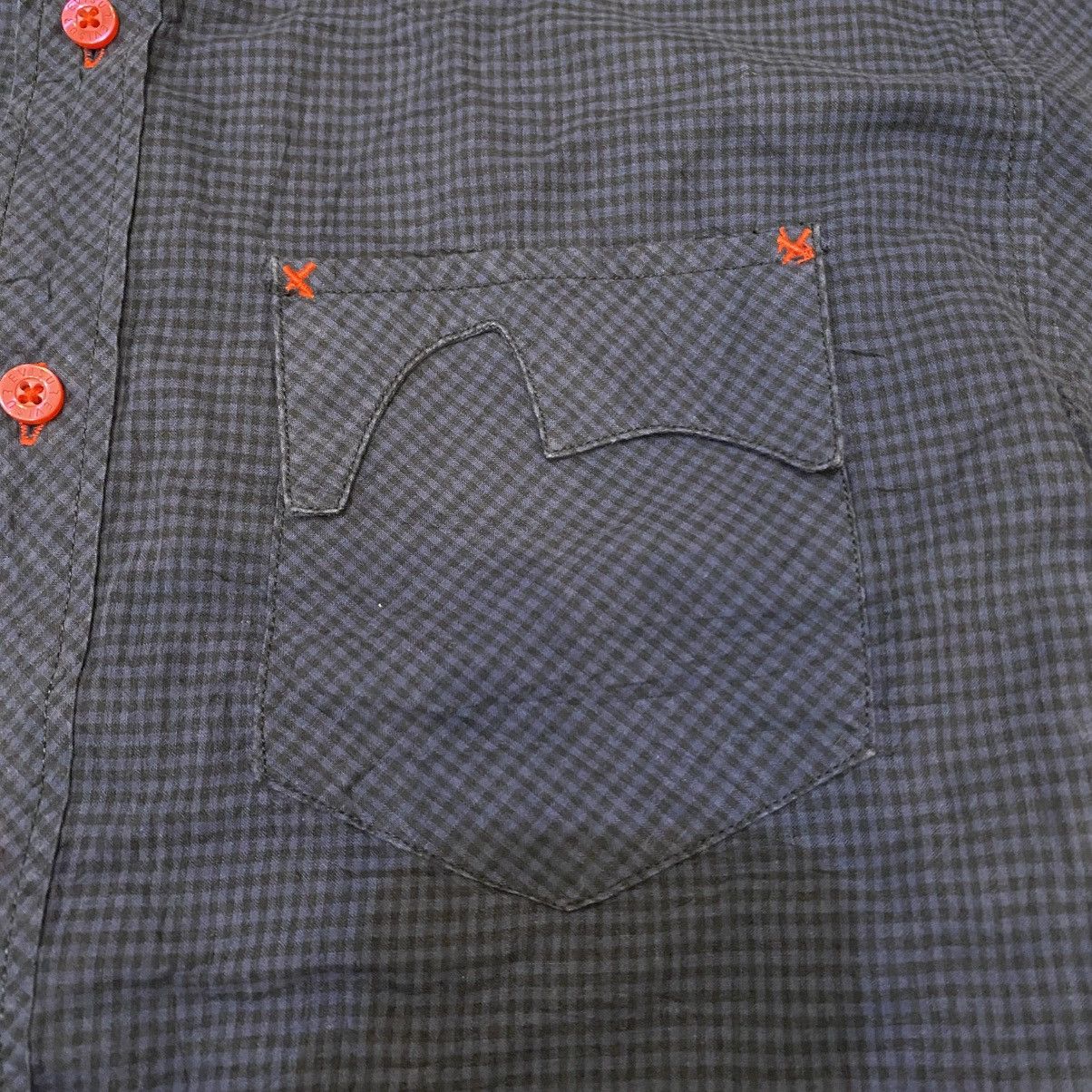 Evisu Evisu Blue Navy Button Up Shirts Size US M / EU 48-50 / 2 - 6 Thumbnail