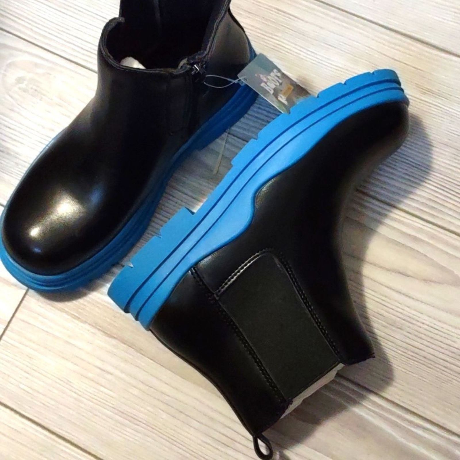 Other (28-3241) Hawkwell Girls Boys Patent Waterproof Boots Sz 4 Size US 4 / IT 34 - 4 Thumbnail