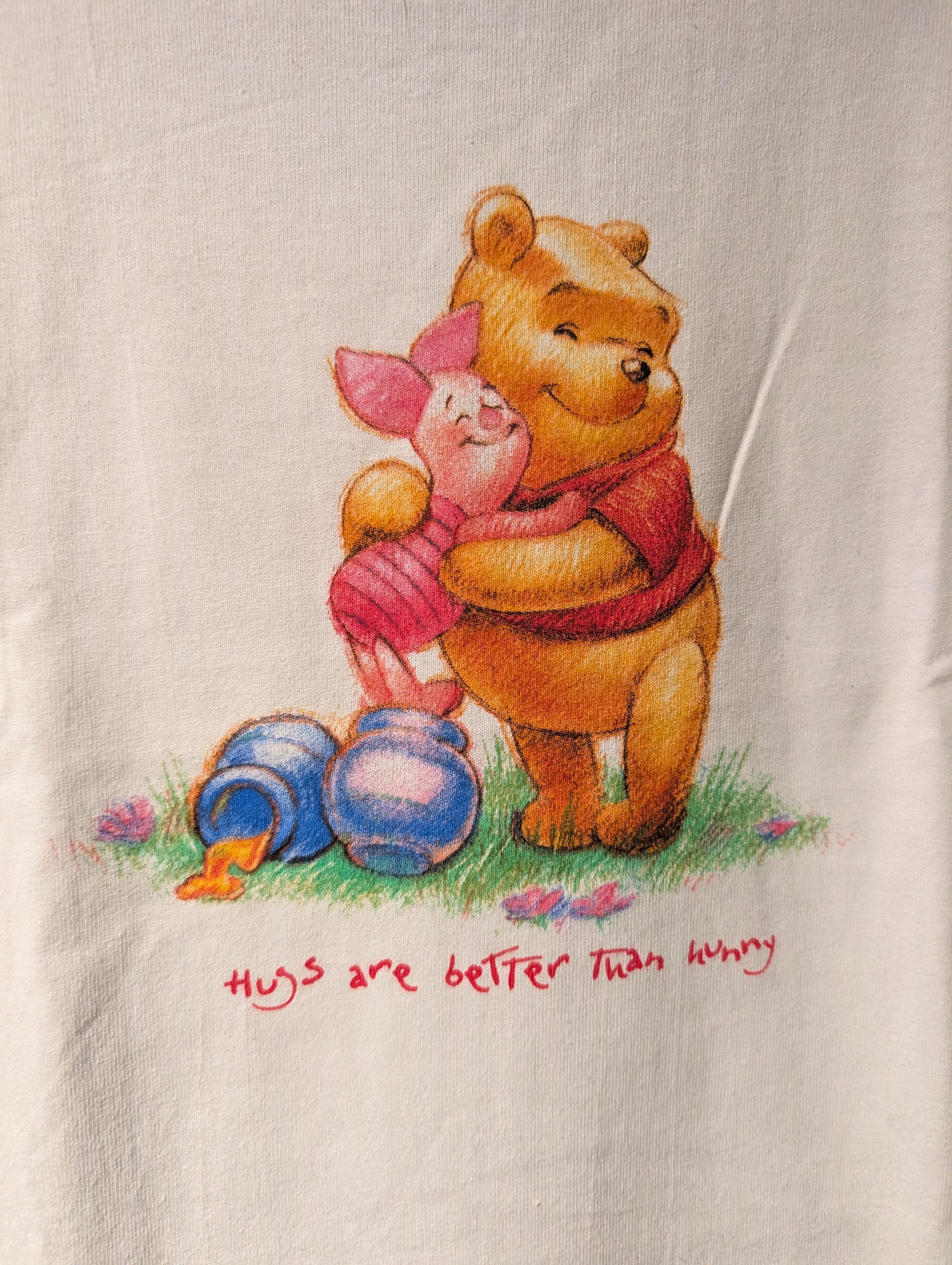 Disney Vintage Winnie the Pooh T-Shirt Mens Small Piglet Disney 90s Size US S / EU 44-46 / 1 - 2 Thumbnail