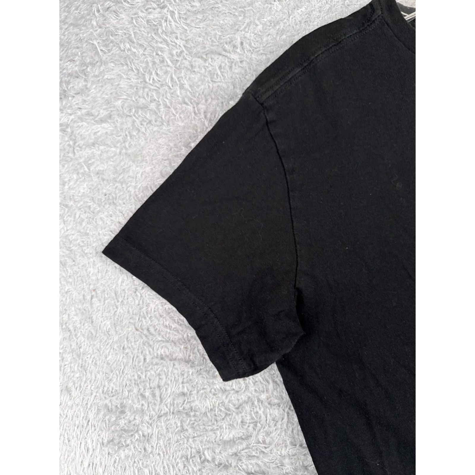 Ralph Lauren VINTAGE Ralph Lauren Shirt Adult Large Black Short Sleeve 100% Cotton Slim Fit Logo Embroidered Men L Black 90s/Classic Designer Sports Size US L / EU 52-54 / 3 - 3 Thumbnail