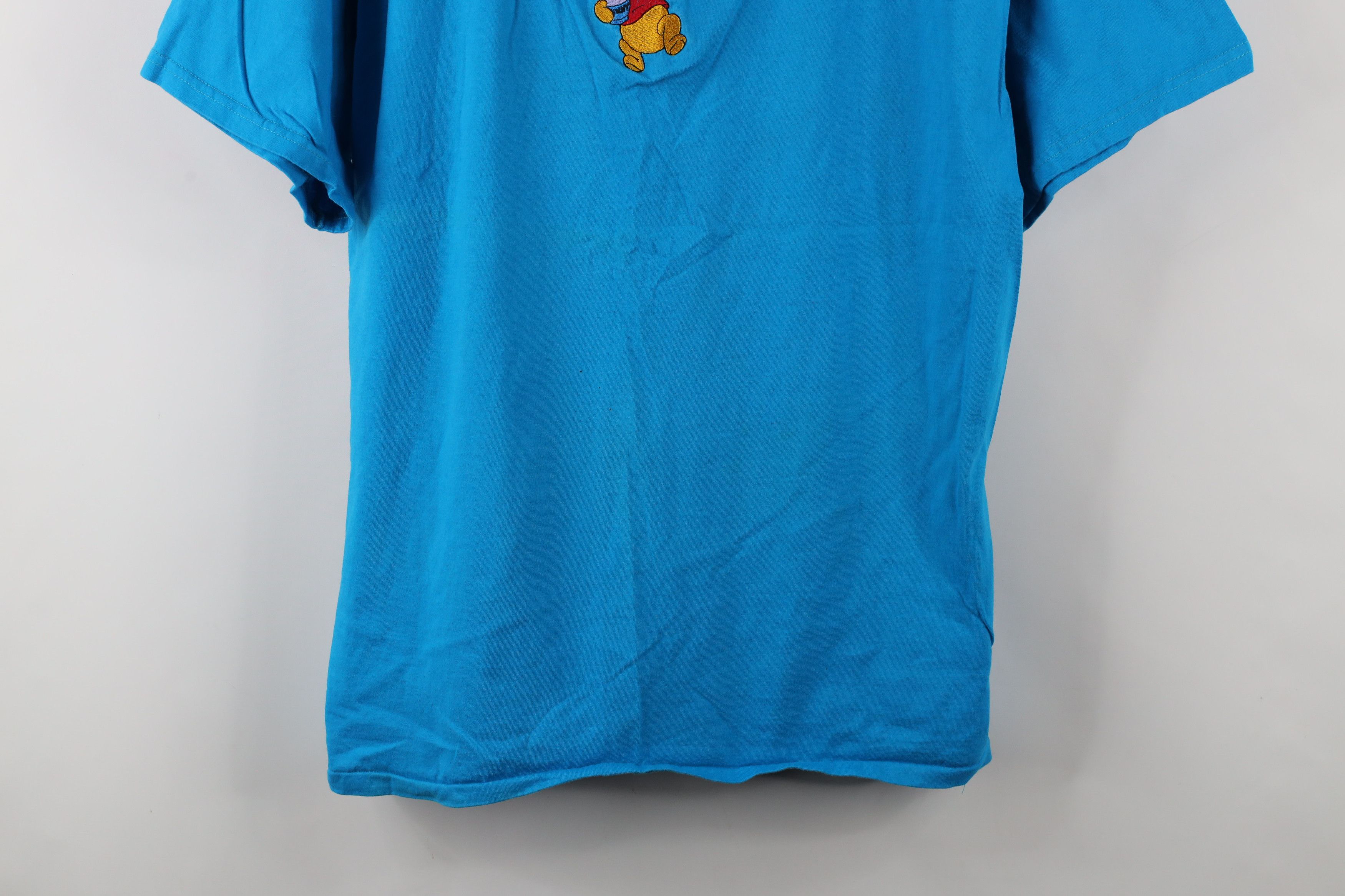 Disney × Vintage Vintage 90s Disney Winnie the Pooh Honey Bee T-Shirt Blue Size XL / US 12-14 / IT 48-50 - 3 Thumbnail