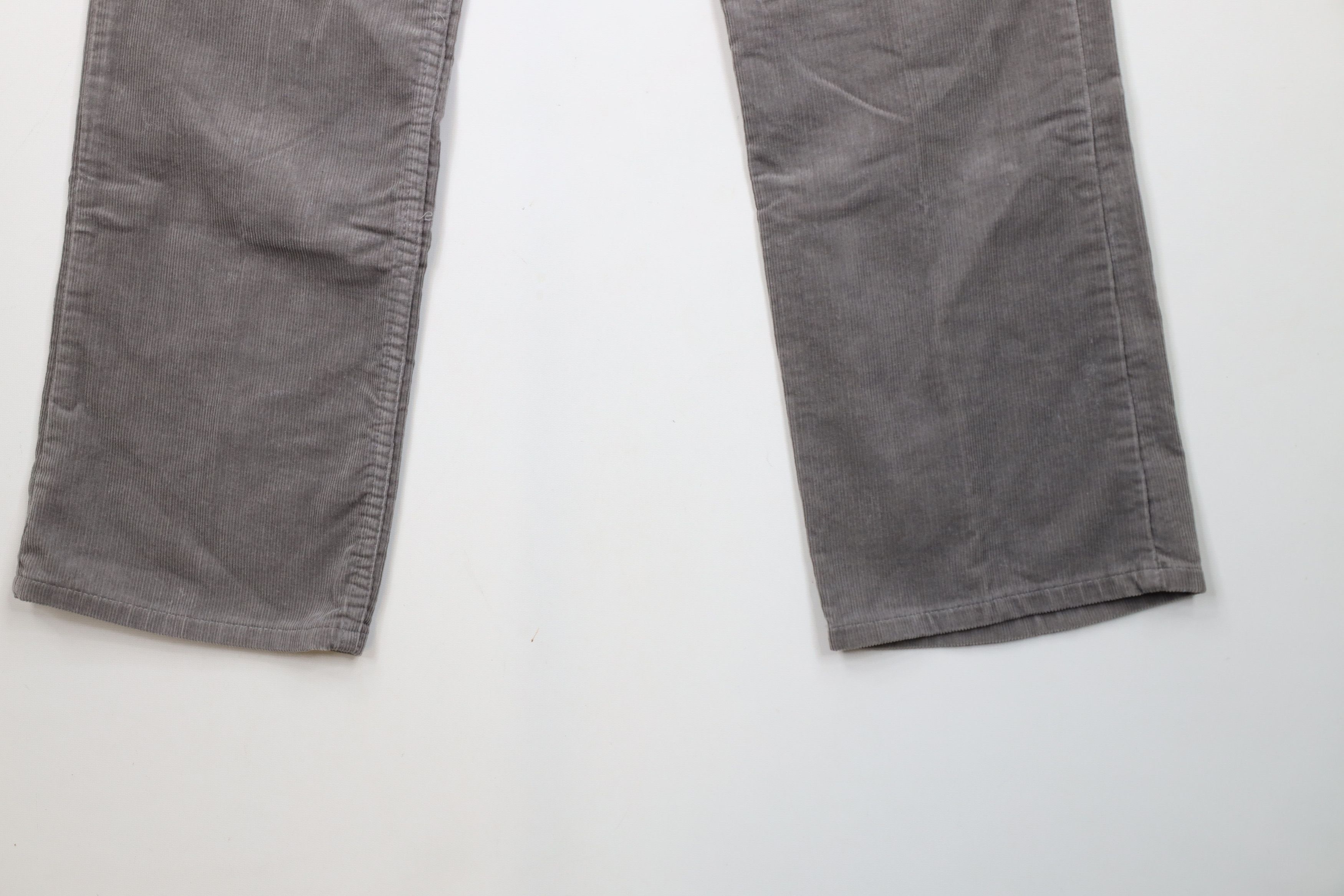 Vintage Vintage 90s Streetwear Wide Leg Corduroy Pants Gray USA Size US 36 / EU 52 - 4 Thumbnail