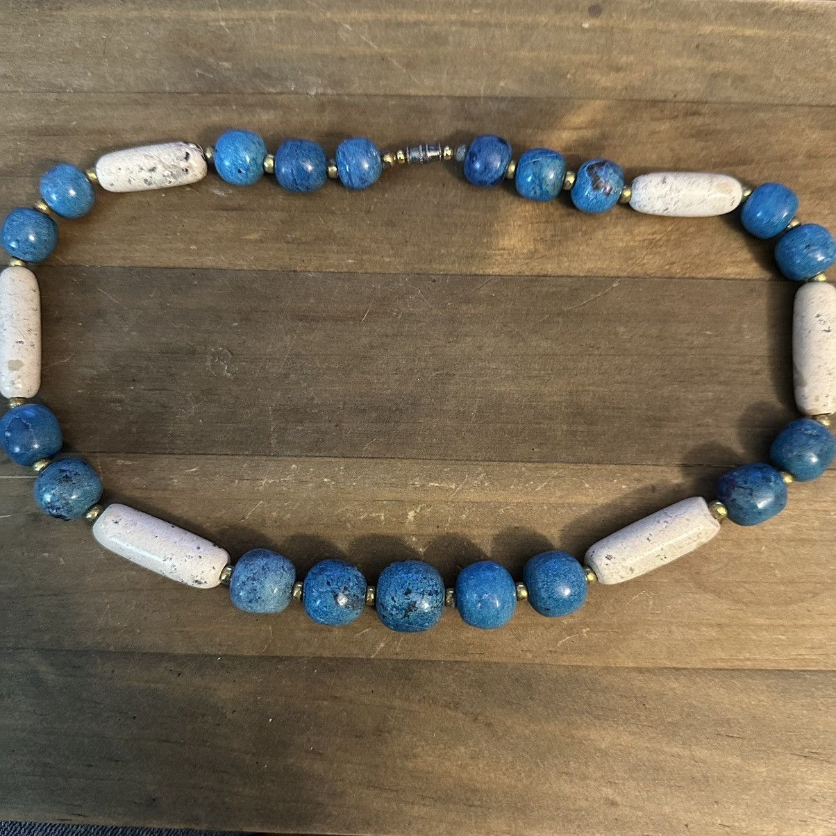 Vintage Vintage natural stone bead necklace Size ONE SIZE - 2 Thumbnail