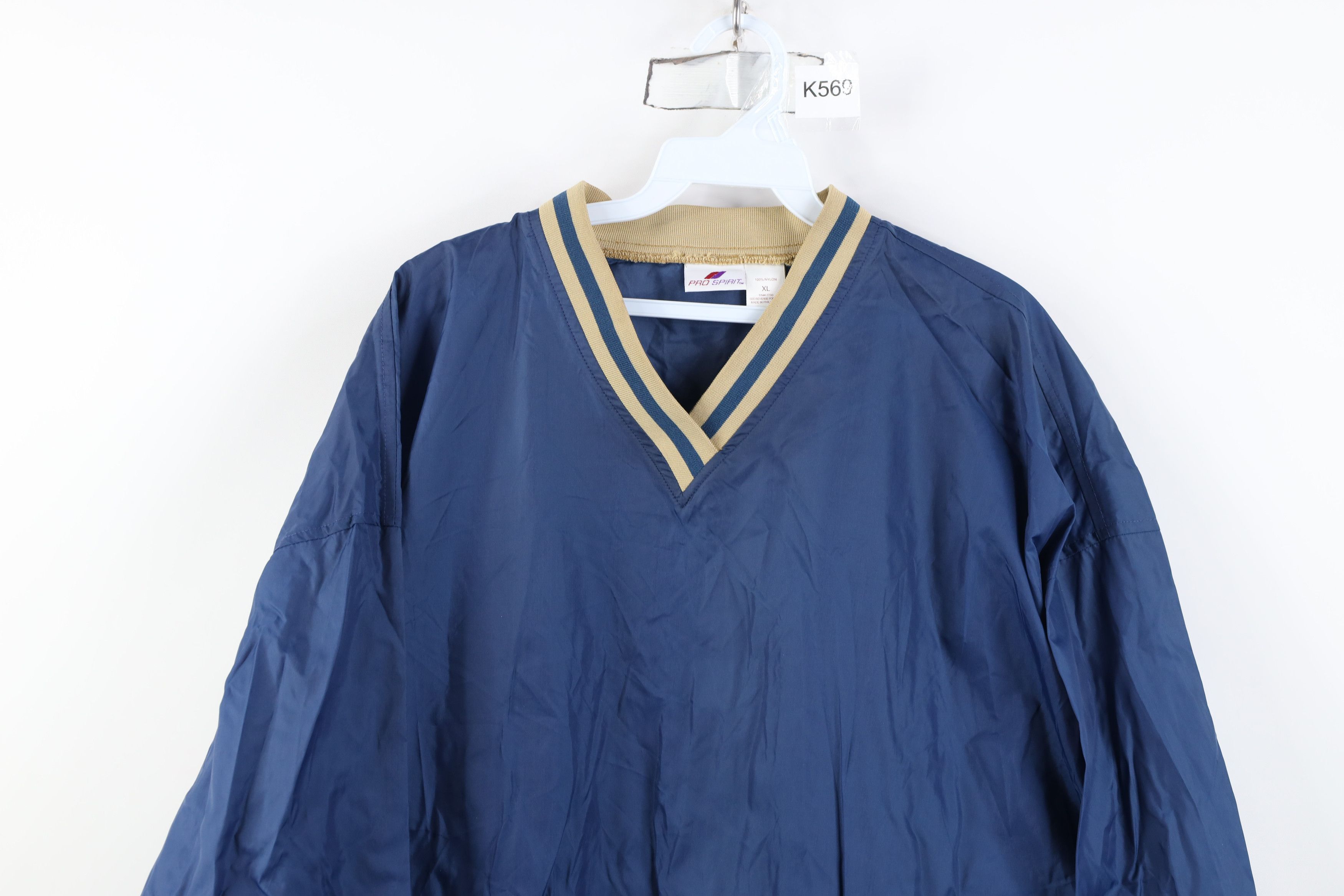 Vintage Vintage 90s Streetwear Pullover Windbreaker Jacket Blue Size US XL / EU 56 / 4 - 2 Thumbnail