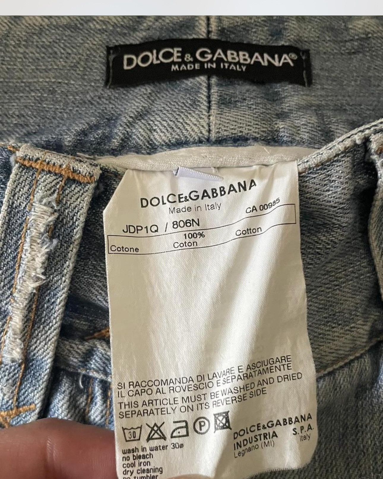Dolce & Gabbana Dolce & Gabbana Hollywood Cowboy Jeans Size 26" / US 2 / IT 38 - 8 Thumbnail