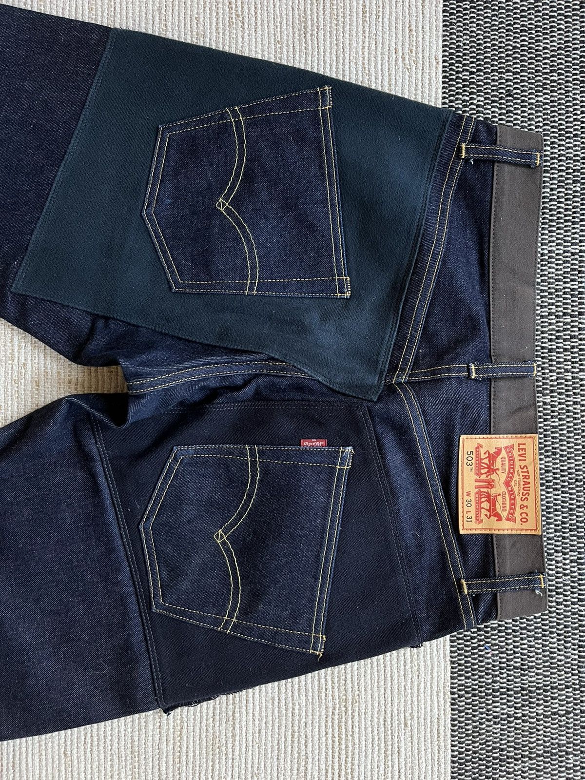 Junya Watanabe × Levi's AW19 Junya Watanabe MAN patchwork Levi’s Size US 30 / EU 46 - 13 Thumbnail
