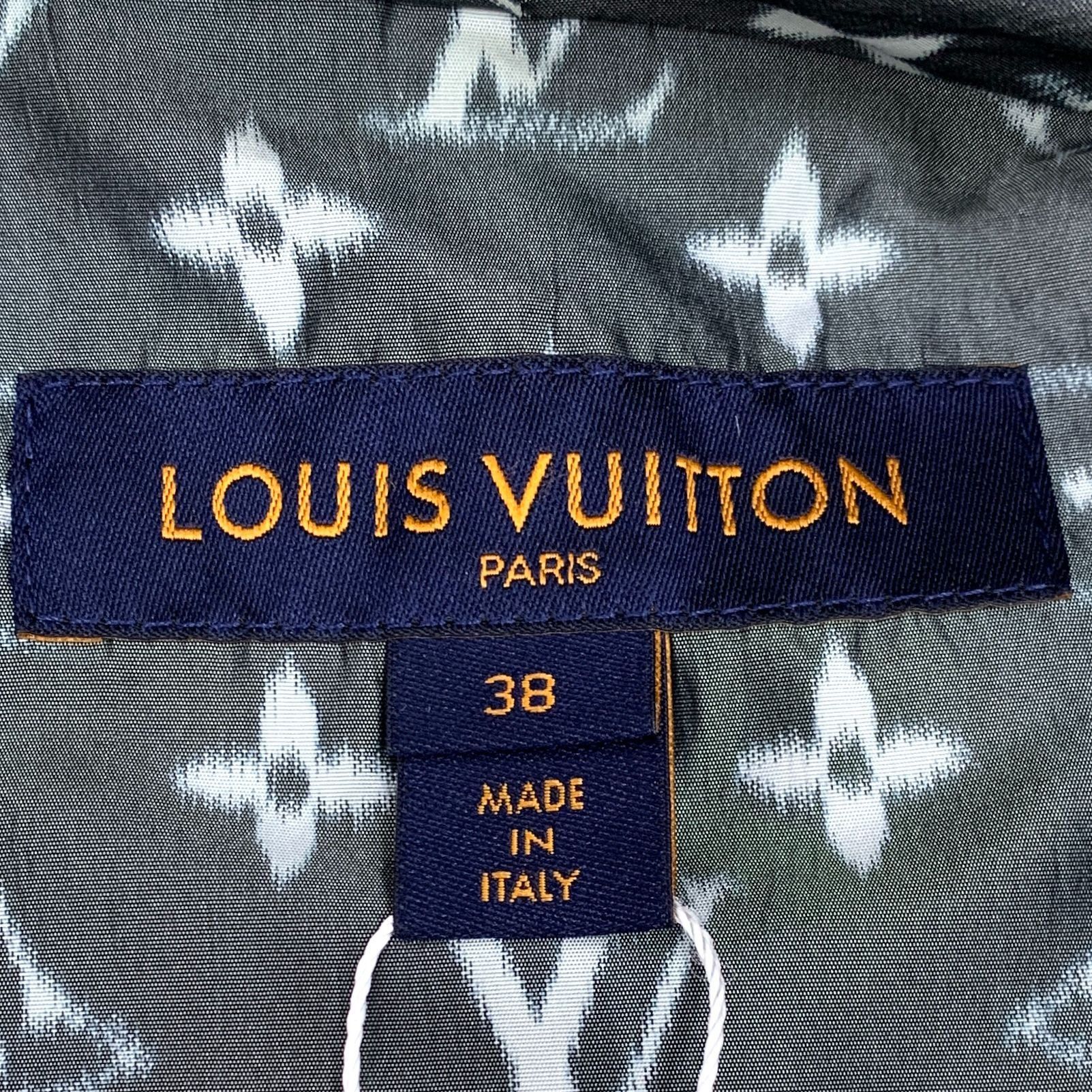 Louis Vuitton Louis Vuitton Black & Gray Logo Print Hooded Zipper Jacket 3 Size US S / EU 44-46 / 1 - 2 Thumbnail