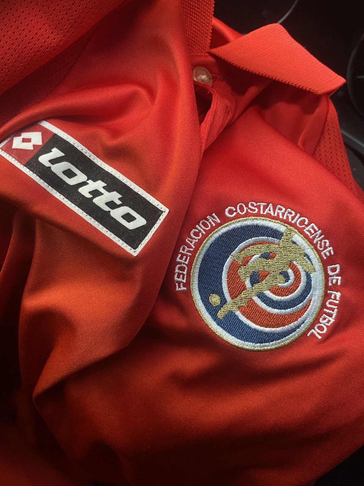Lotto Sport Costa Rica Football/Soccer Polo Shirt Jersey Size US M / EU 48-50 / 2 - 2 Thumbnail