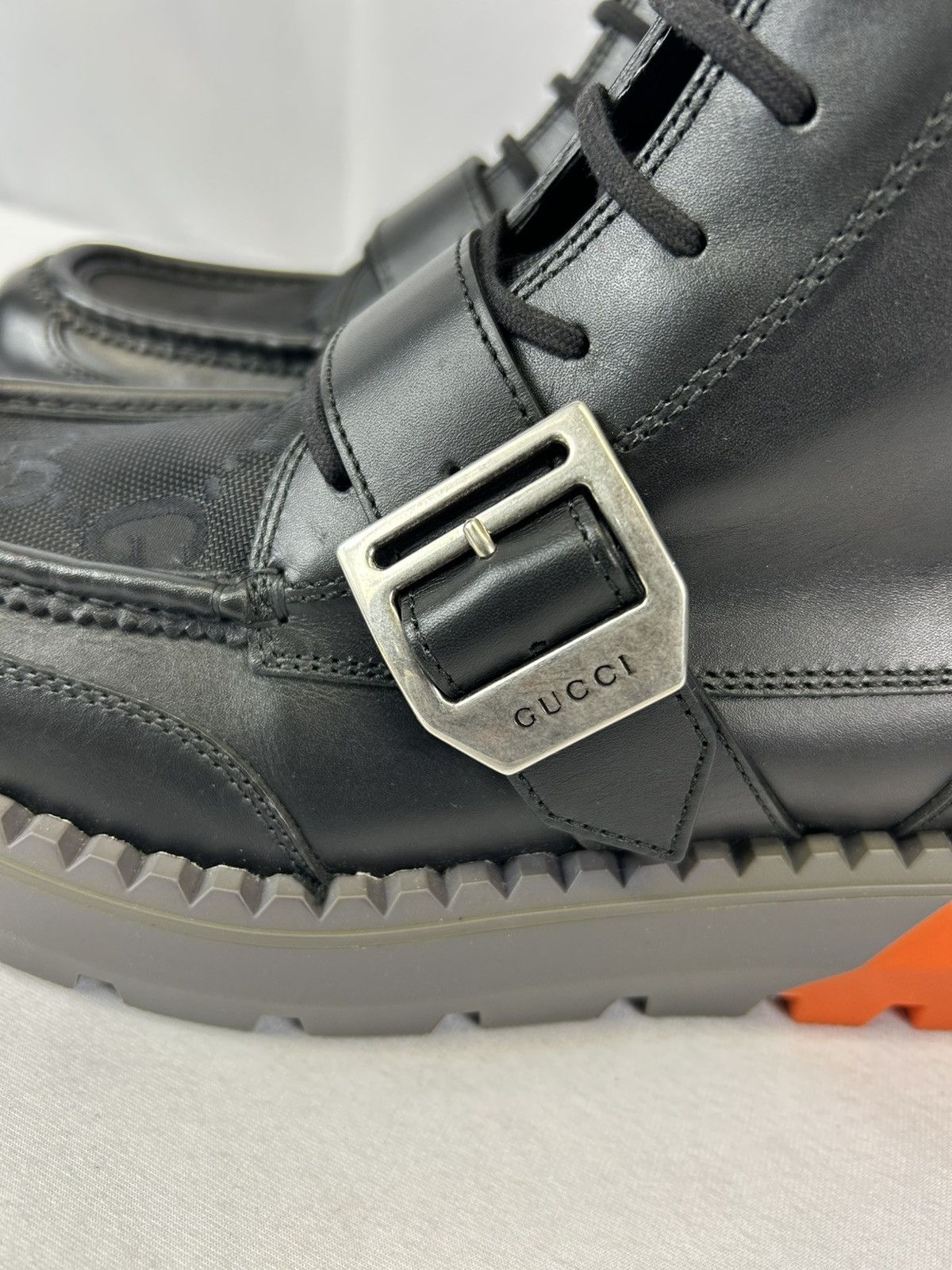 Gucci Gucci GG Lace-Up Boot Size US 8 / EU 41 - 2 Thumbnail