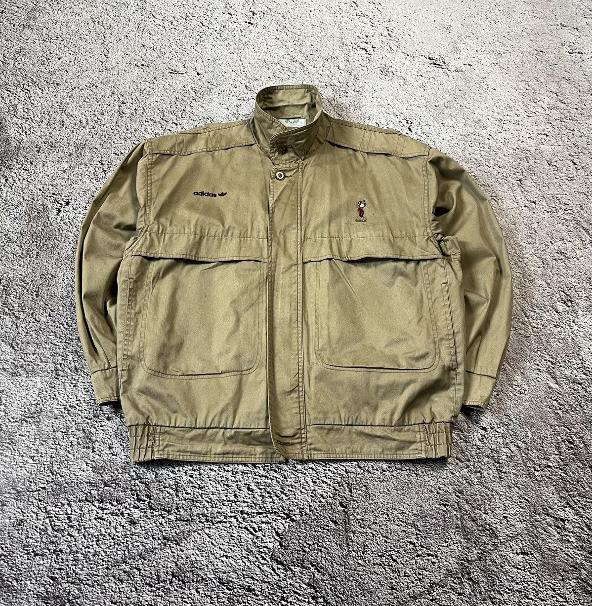 Adidas Adidas Golf Vintage Khaki Utility Jacket Size M Size US M / EU 48-50 / 2 - 1 Thumbnail