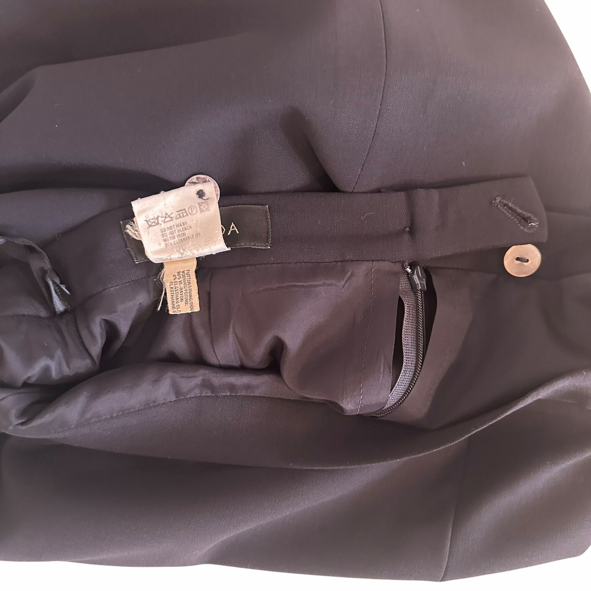 Escada ✨Escada Size 34/ 4 US Women's Casual Dark Navy Midi Length P Size 34" / US 12 / IT 48 - 5 Thumbnail